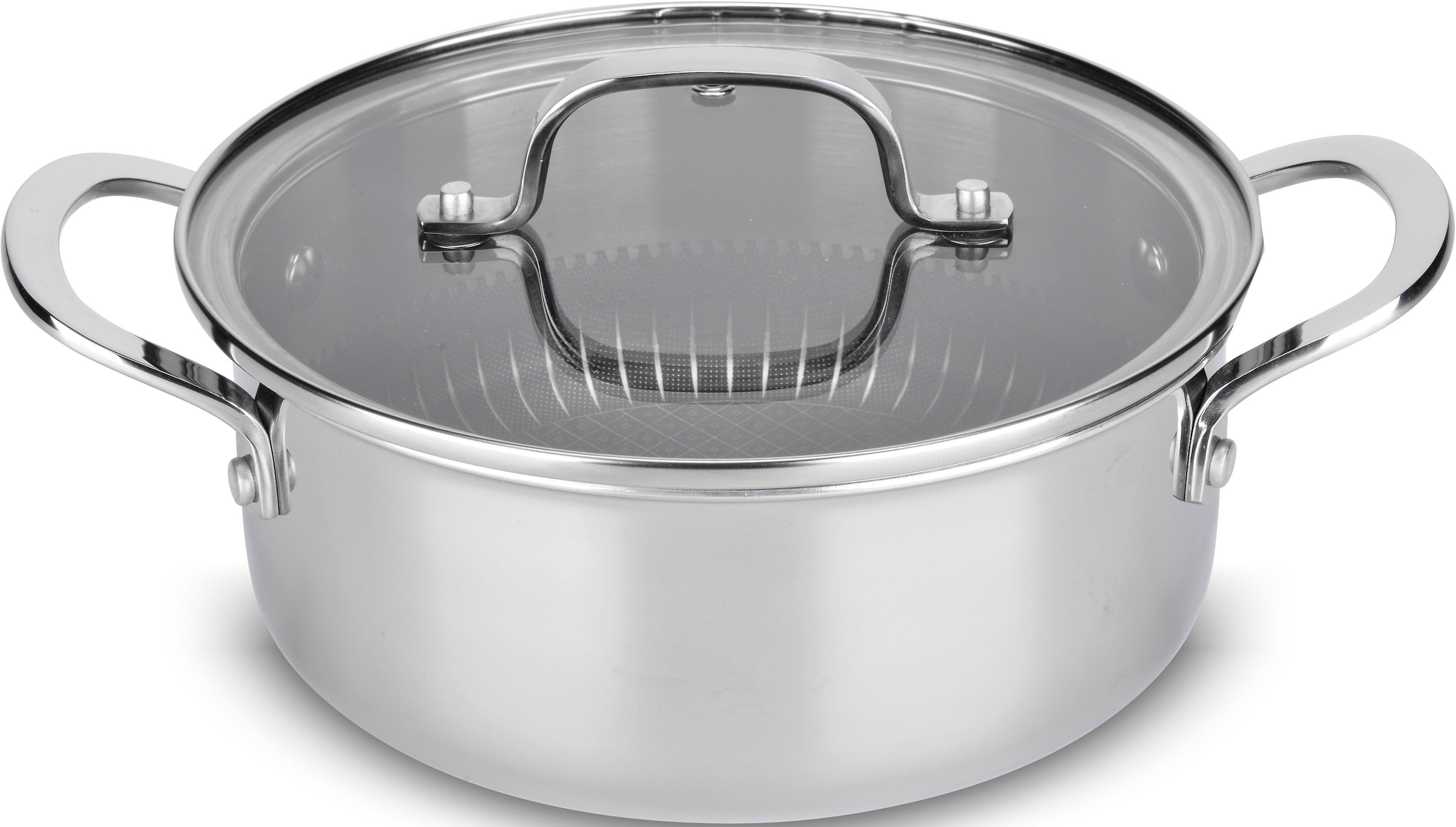 Kochtopf »Titan Pot«, Edelstahl-Aluminium, 2,3 Liter, Induktion