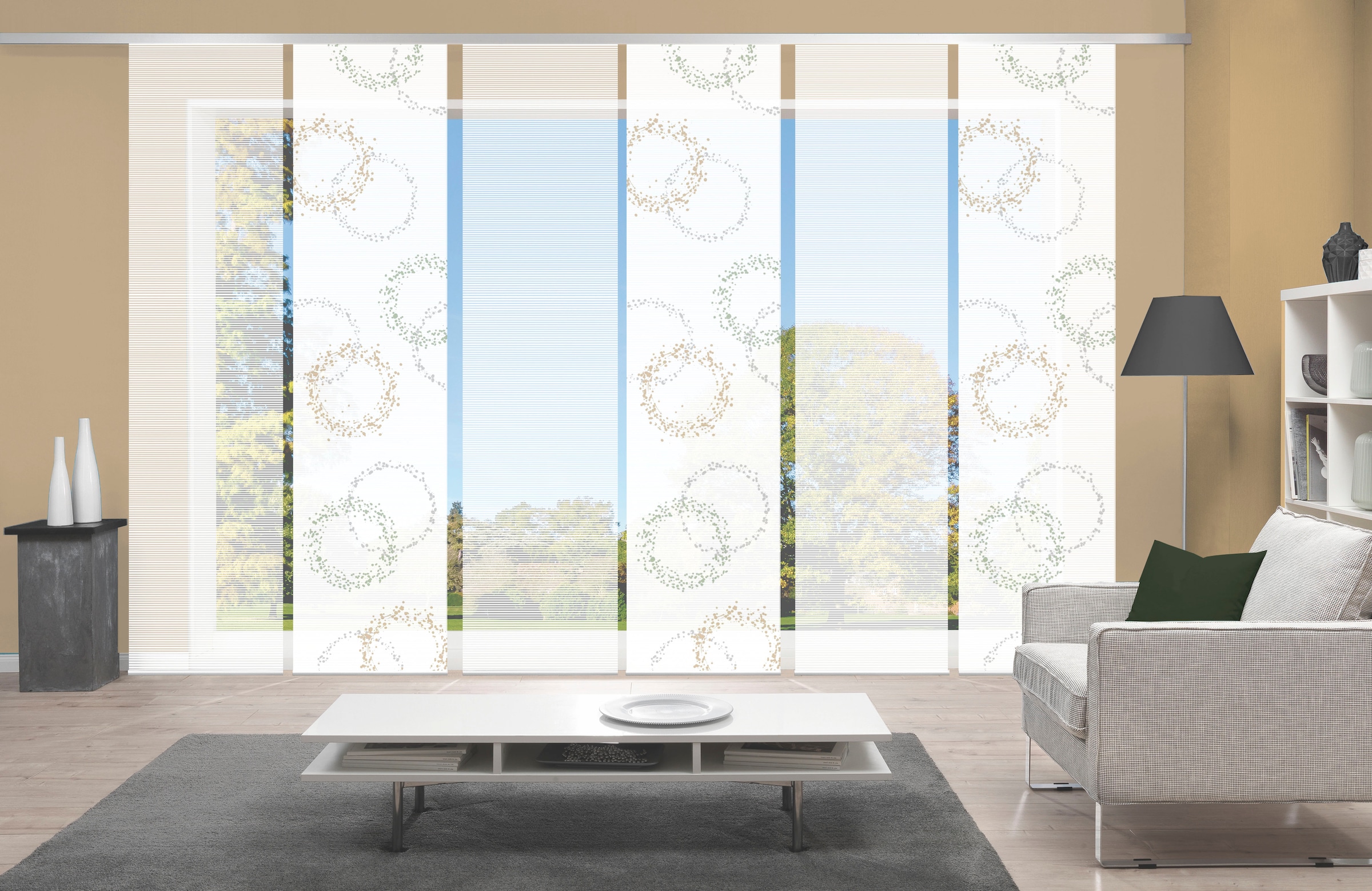 Vision S Schiebegardine »AINUR 6er SET« Paneelwagen 6 Stk. tlg. Schiebevorh günstig online kaufen