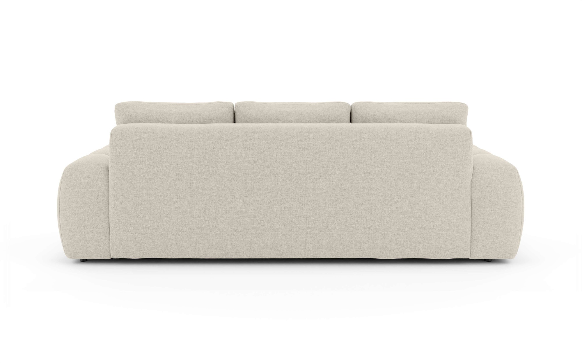 OTTO home 3-Sitzer »AZITA optionale Schlafsofa mit Bettkasten, Breite 253cm« Sofa mit Wellenunterfederung, Bubble-Optik, Verlässliche Qualität
