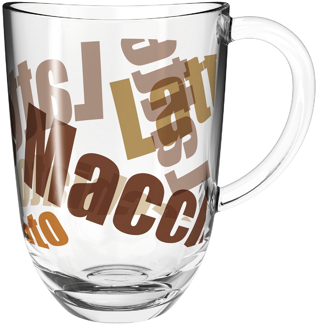 Latte-Macchiato-Tasse »NAPOLI«, (Set, 6 tlg.), Latte Macchiato-Tasse, 380 ml,...