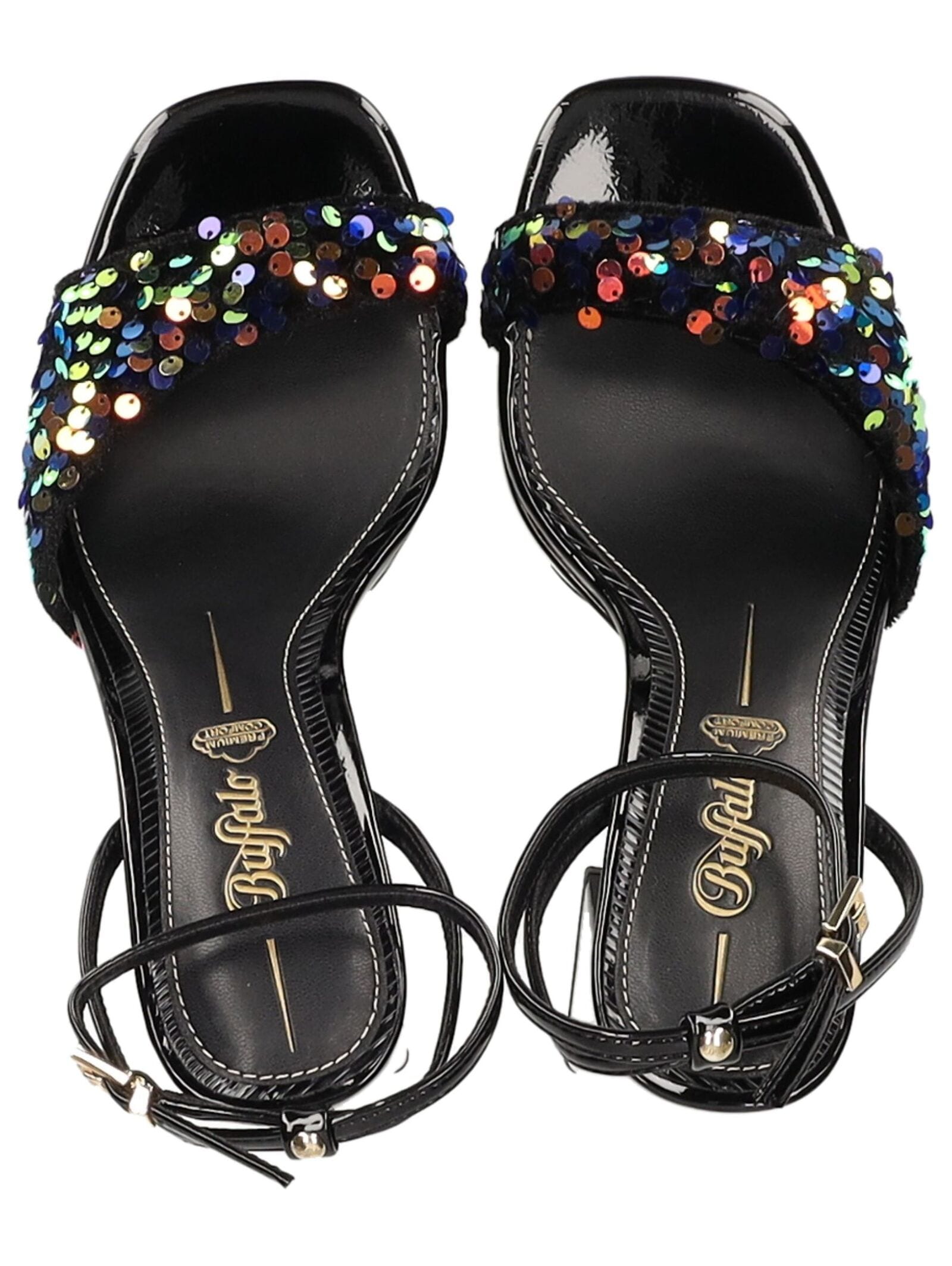 Buffalo High-Heel-Sandalette »Buffalo Sandalen Textil«