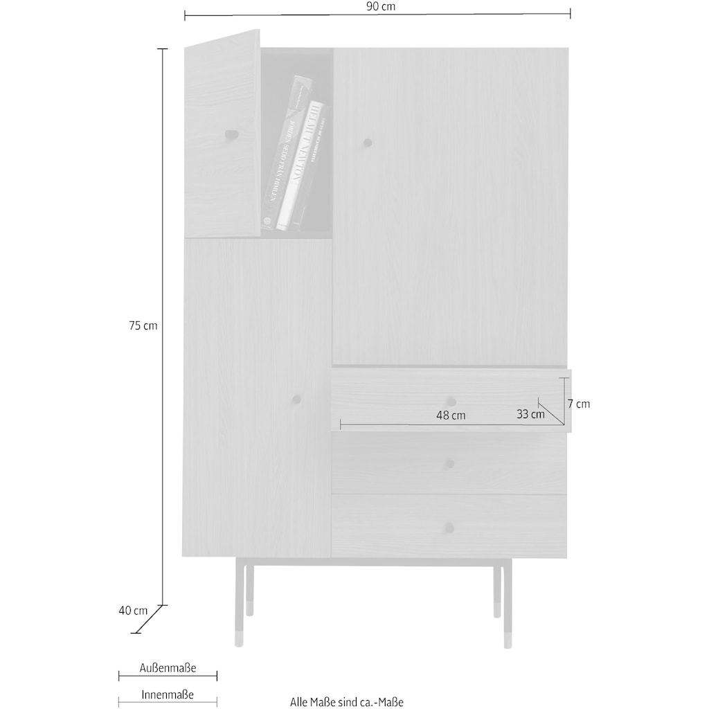 Woodman Highboard »Daniel«