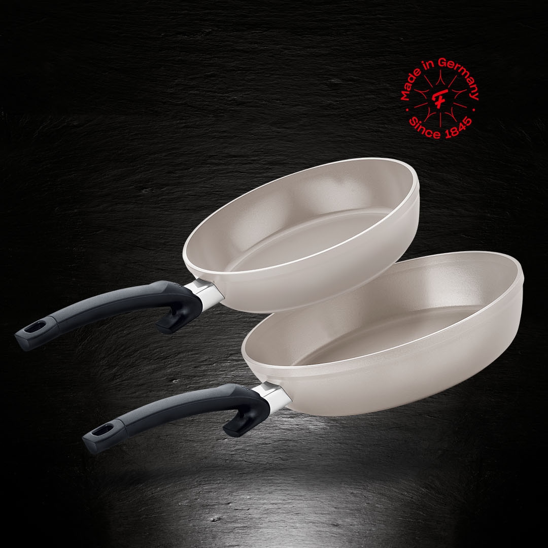Fissler Pfannen-Set »Ceratal® Comfort«, Aluminium, (Set, 2 tlg., je 1 Bratpfanne Ø 24 u. 28 cm), hergestellt ohne PFAS/PTFE, Made in Germany