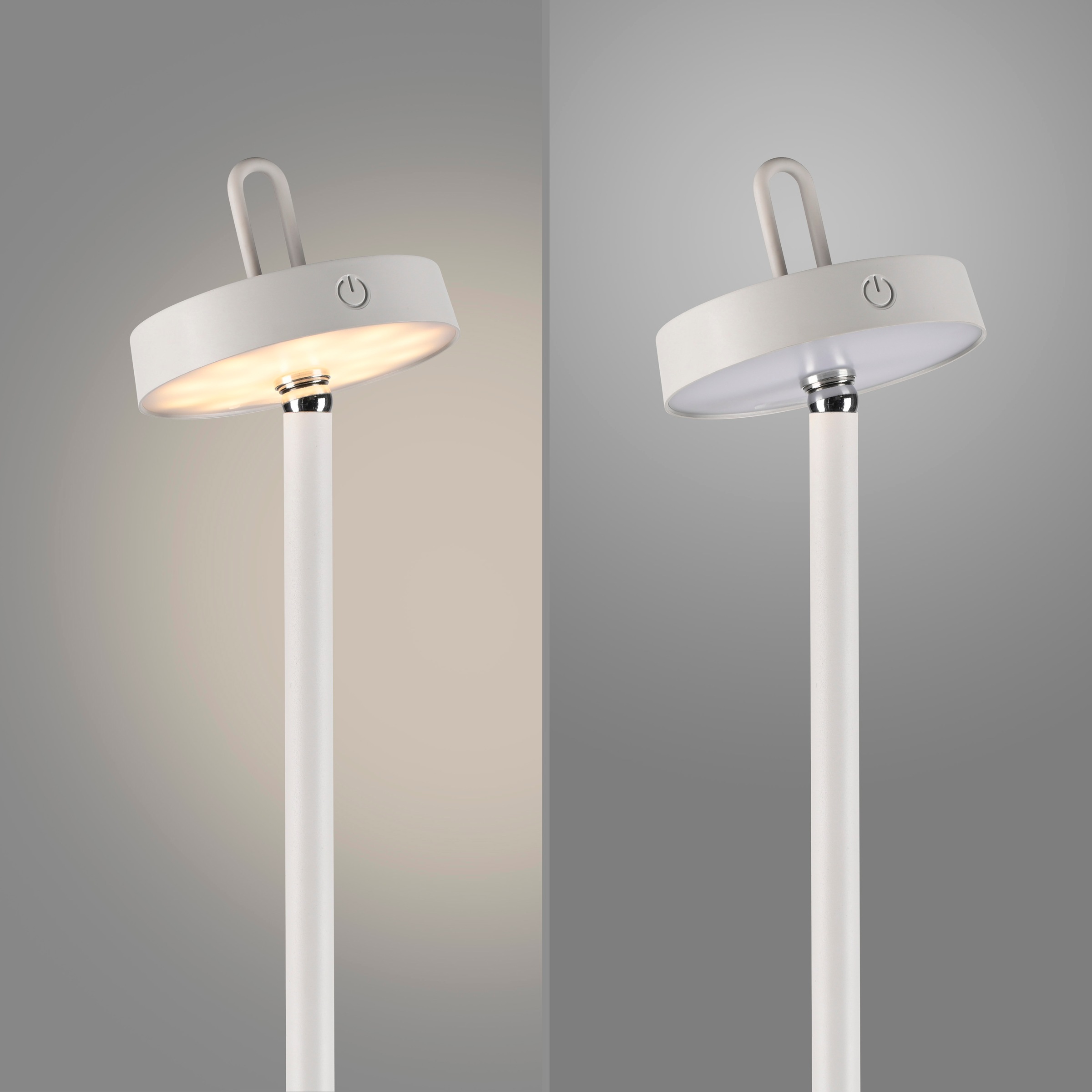 JUST LIGHT Stehlampe »AMAG«, 1 flammig, Leuchtmittel LED-Modul | LED fest integriert, Akkuleuchte