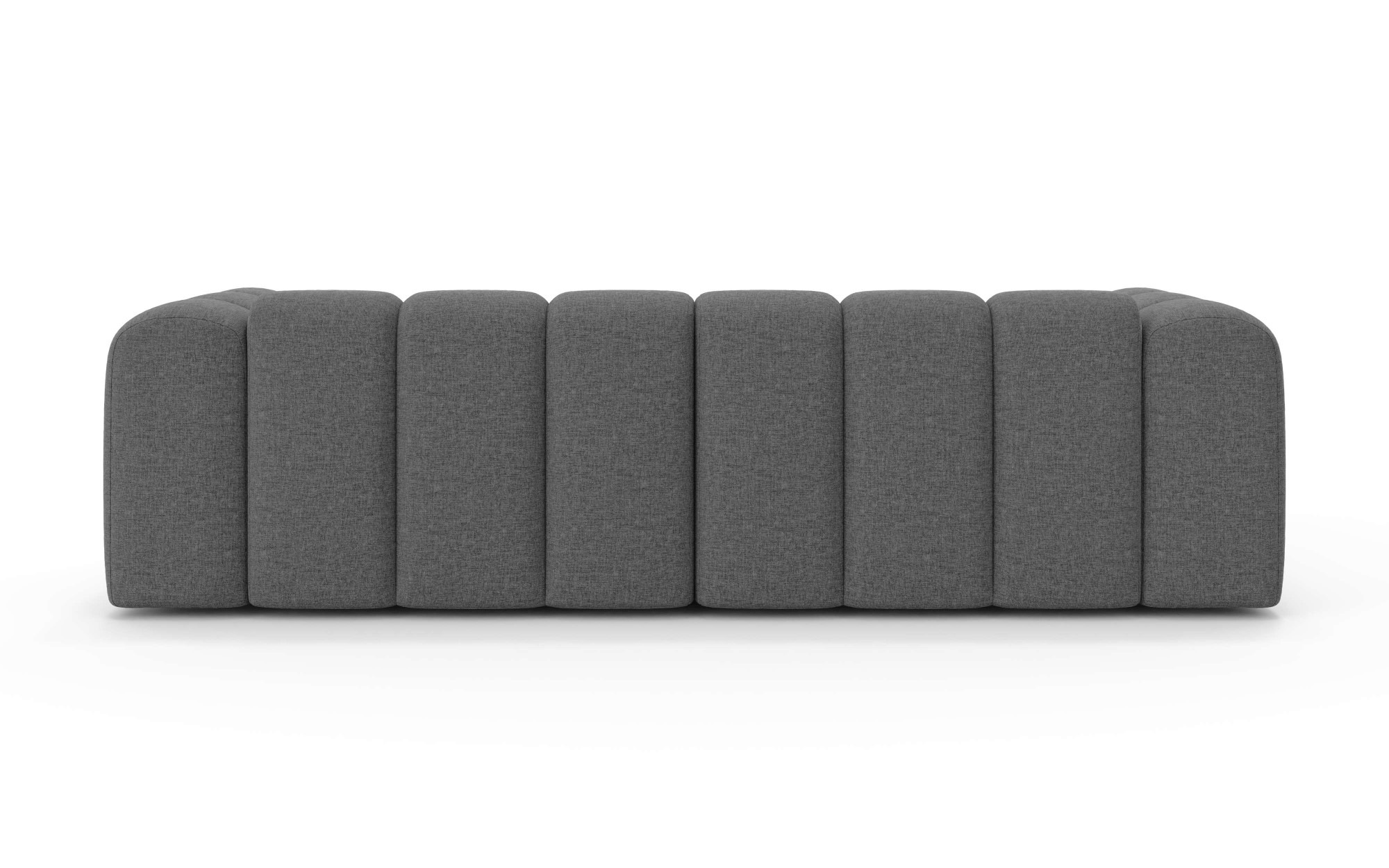 OTTO home Ecksofa »KALLIE Design-Sofa mit Wellenunterfederung, Bubble-Optik, 248/186/72cm«, moderne Steppung, hoher Sitzkomfort und modernes Design