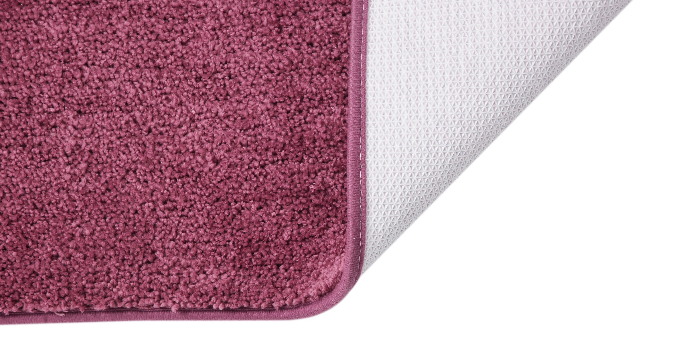 my home Badematte »Regona, Badteppich, Badvorleger, Badezimmer Teppich«, rutschhemmend beschichtet, fußbodenheizungsgeeignet-schnell trocknend-strapazierfähig, Uni Farben, besonders weich, als rechteckig und halbrund erhältlich