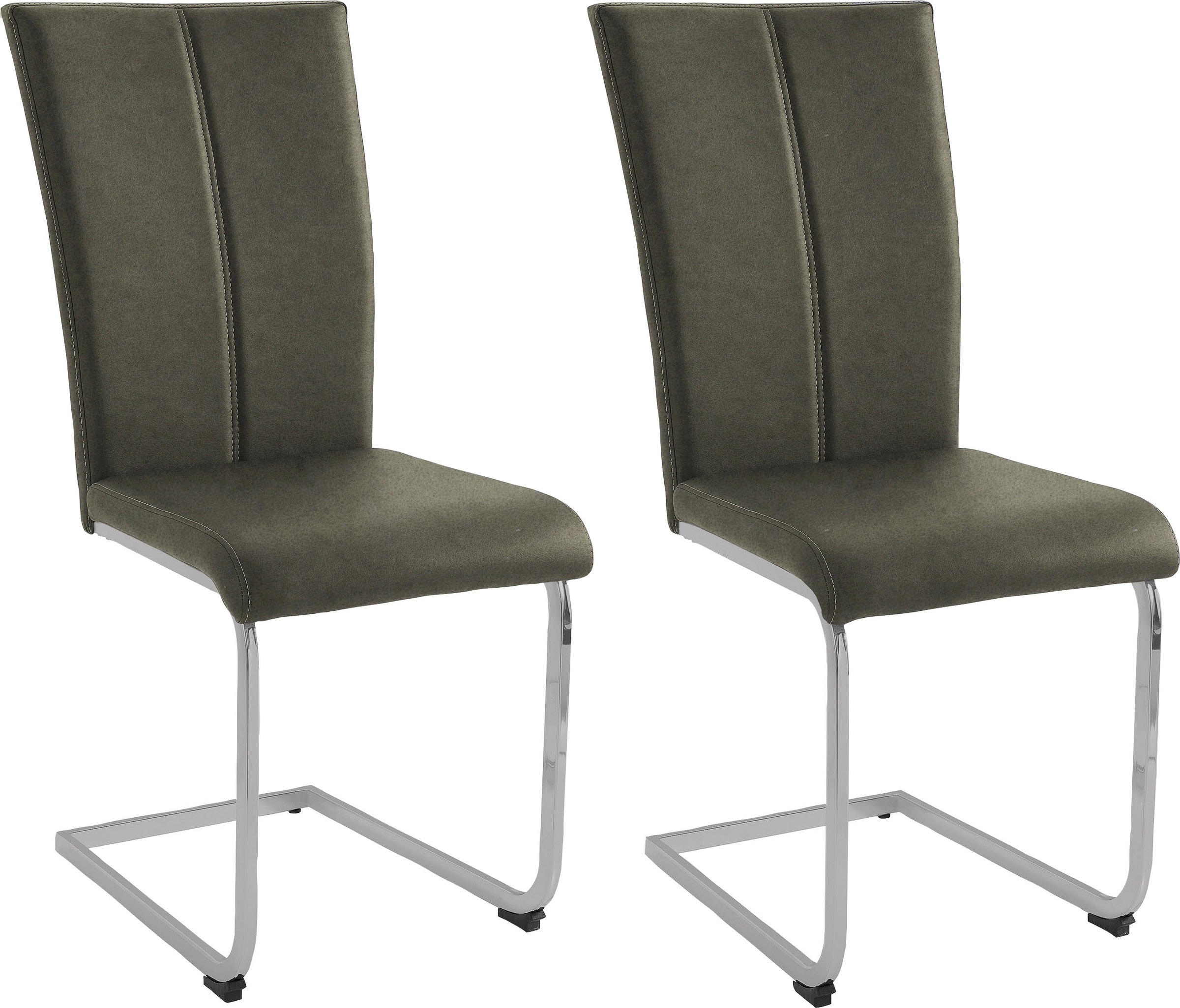Home affaire Freischwinger »Nils«, (Set), 2 St., Microfaser VINTAGE, Stuhl günstig online kaufen