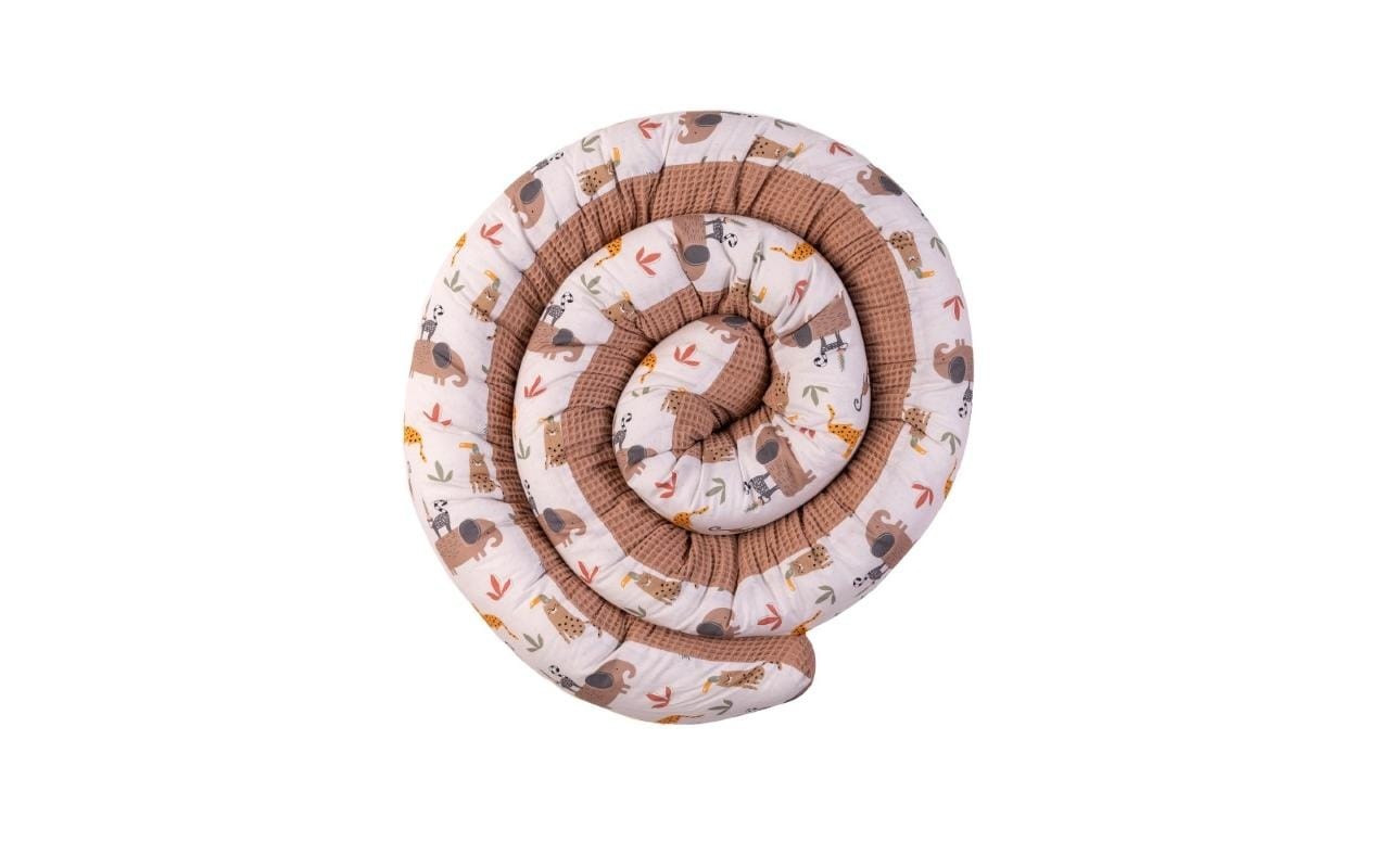 ULLENBOOM ® Bettnestchen »Waffelpiqué Sand Savanne 300 cm«