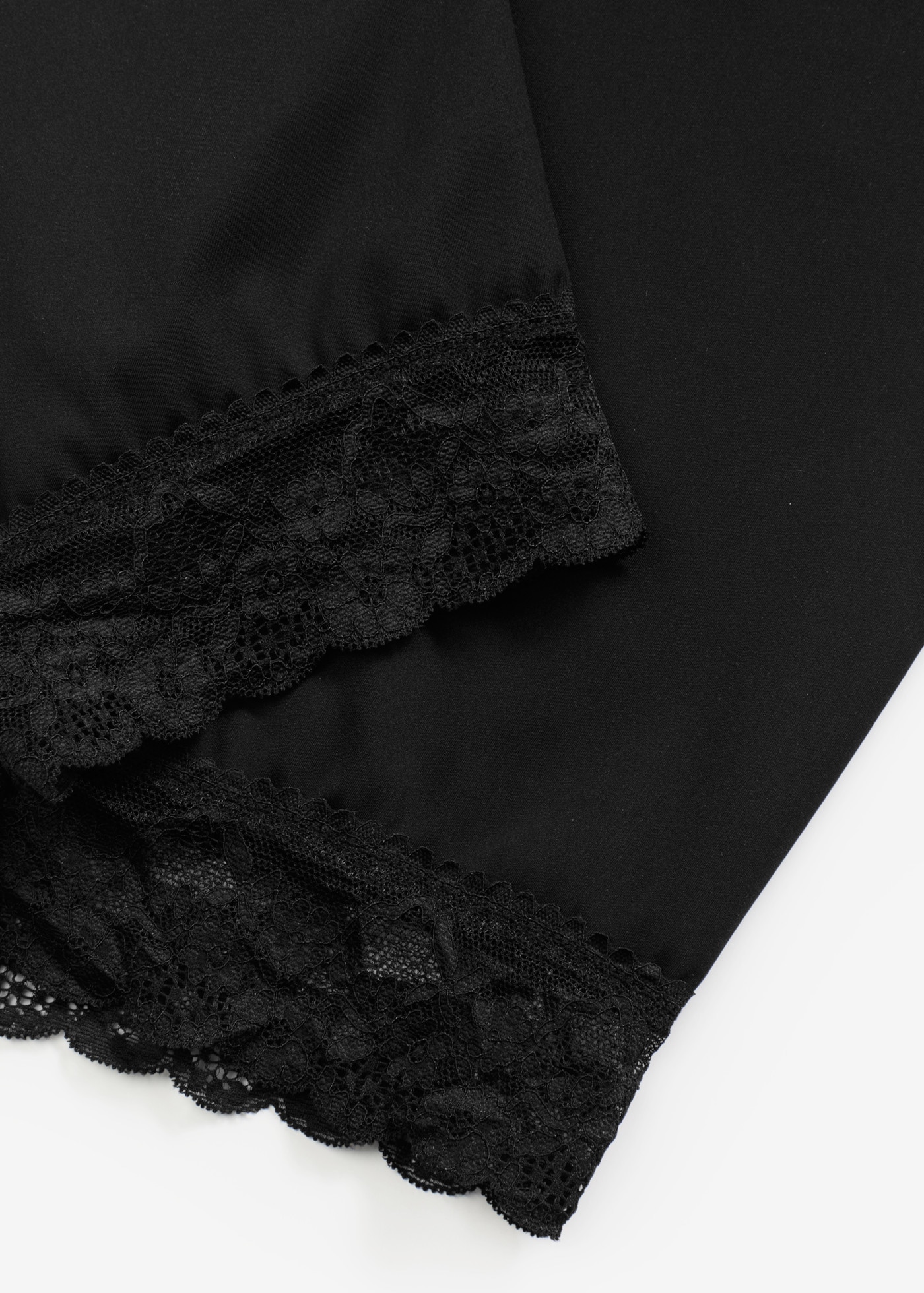 bonprix Lange Unterhose in Radler-Länge, mit Spitzenkante
