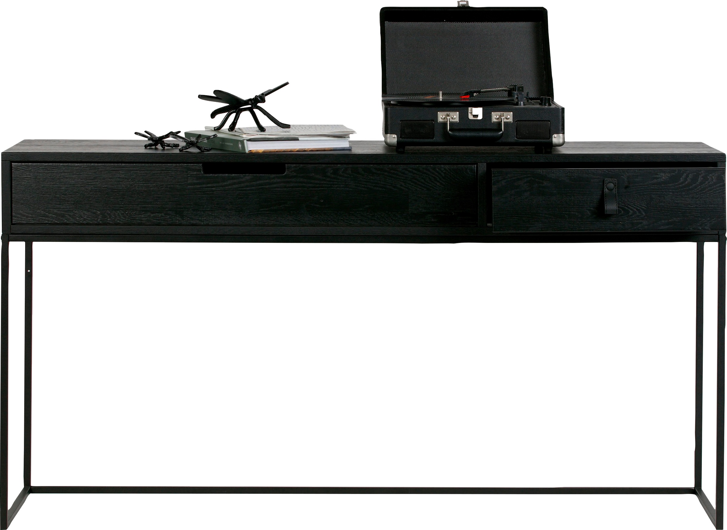 WOOOD Schreibtisch »Silas«, viel Stauraum, zwei Schubladen, H 74 cm x B 140 günstig online kaufen