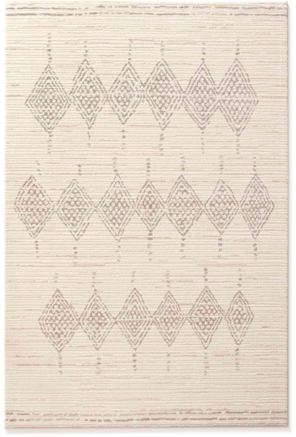 Gino Falcone Teppich »Durlesti 4925«, rechteckig, 13 mm Höhe, Kurzflor, modernes Rauten Design, Boho, Wohnzimmer, Esszimmer