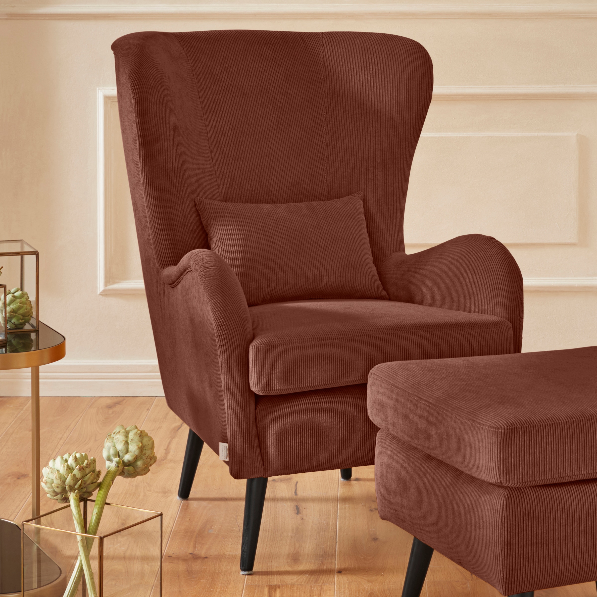 Guido Maria Kretschmer Home&Living Sessel "Sallito", in verschiedenen Bezug günstig online kaufen