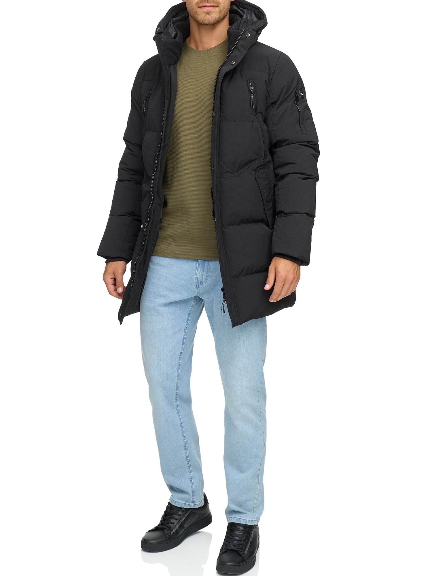 Indicode Parka »INBrighton« mit Kapuze