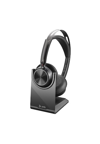 Wireless-Headset »BT Headset Voyager Focus 2 UC mit Stand«, Bluetooth, Active Noise...