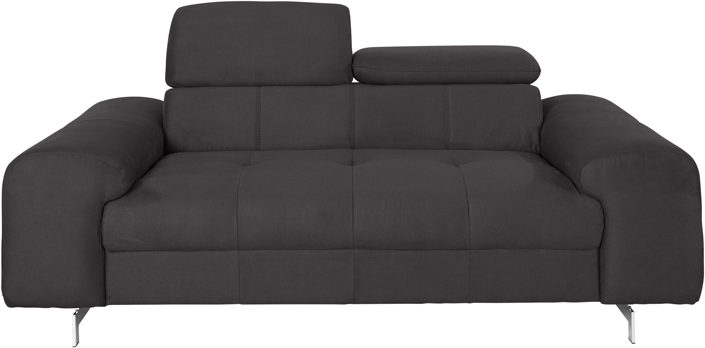 COTTA 2-Sitzer »Chef«, Big-Sofa mit Kopfteilverstellung, edle Metallkufen günstig online kaufen