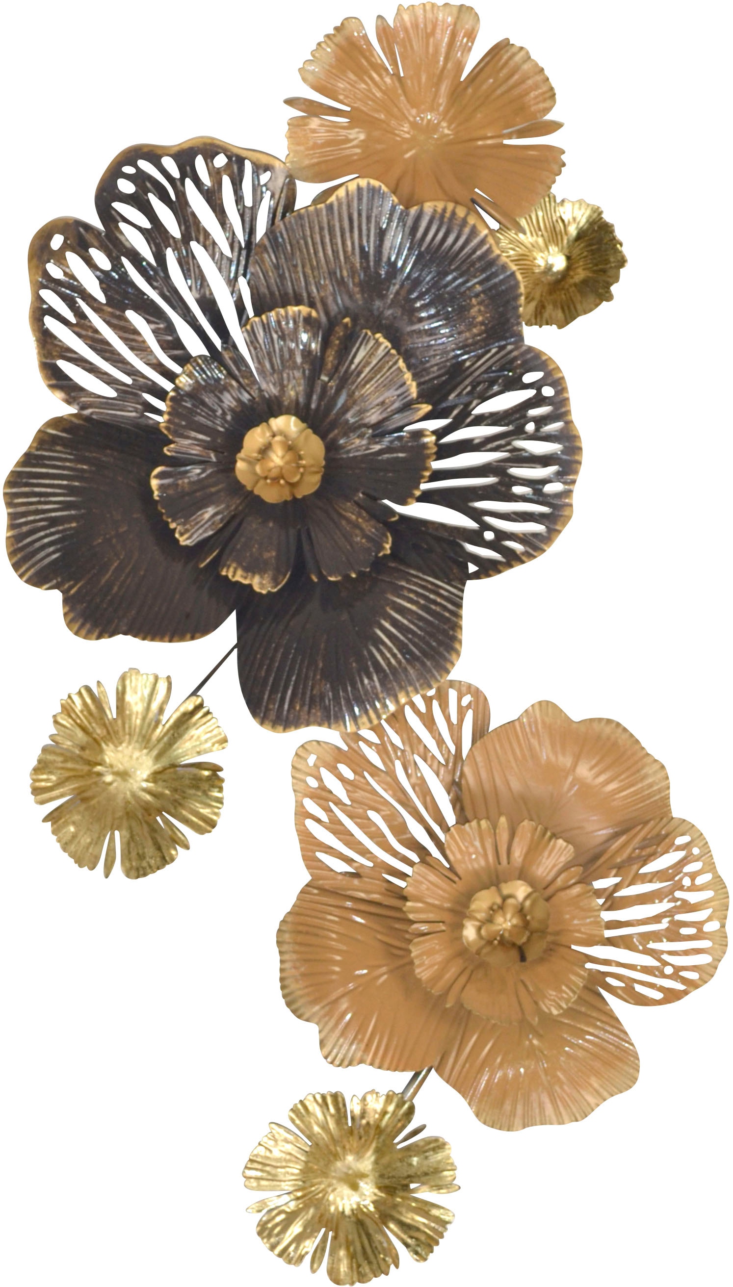 Wanddekoobjekt Wanddekoration, beige, B:92cm H:50cm T:7,6cm