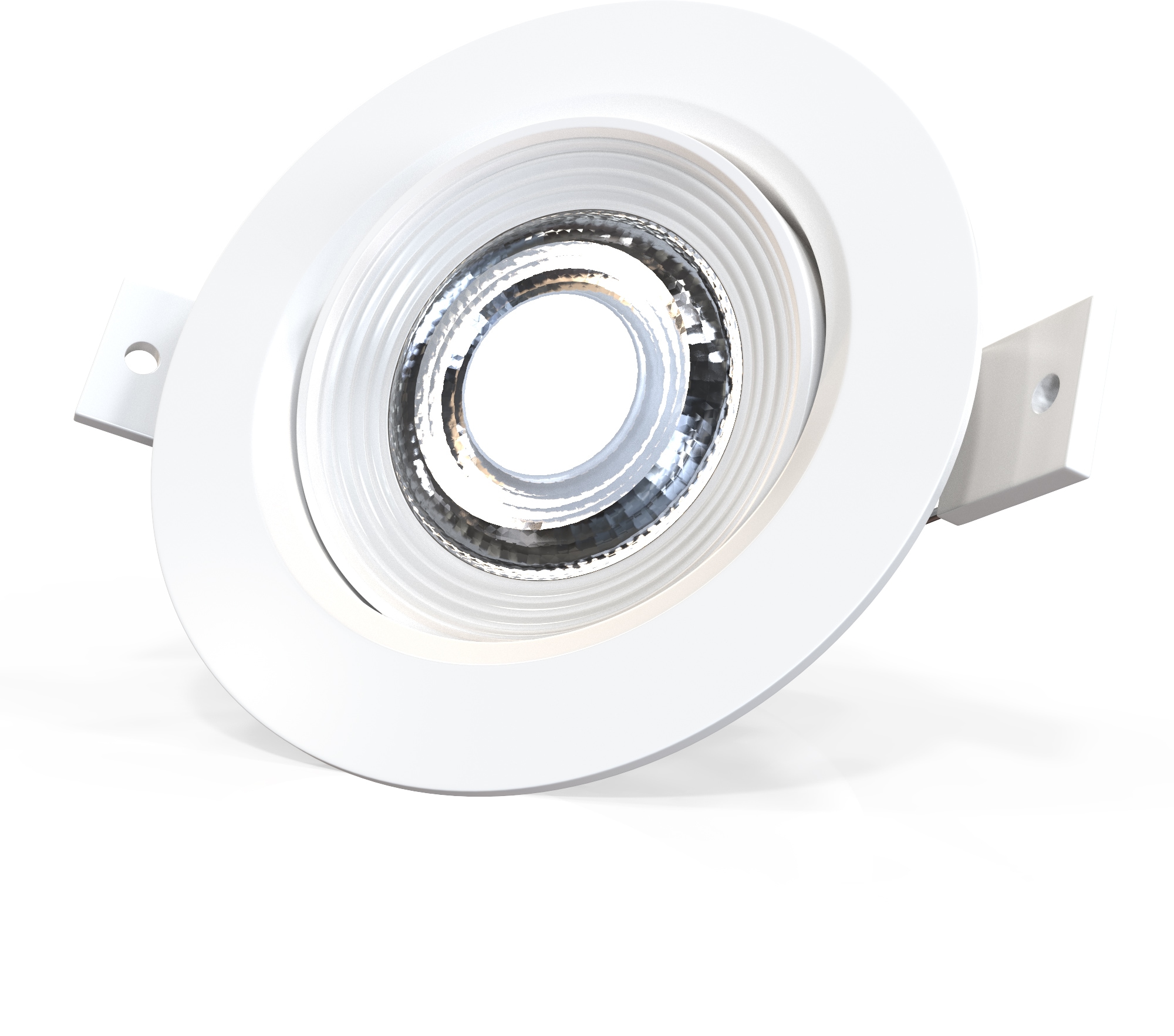 B.K.Licht LED Einbauleuchte »Alcor«, 5 flammig, Leuchtmittel LED-Board | LED fest integriert, LED Einbaustrahler, Spots, flach, Deckenleuchte, 90mm inkl. 5W 350lm