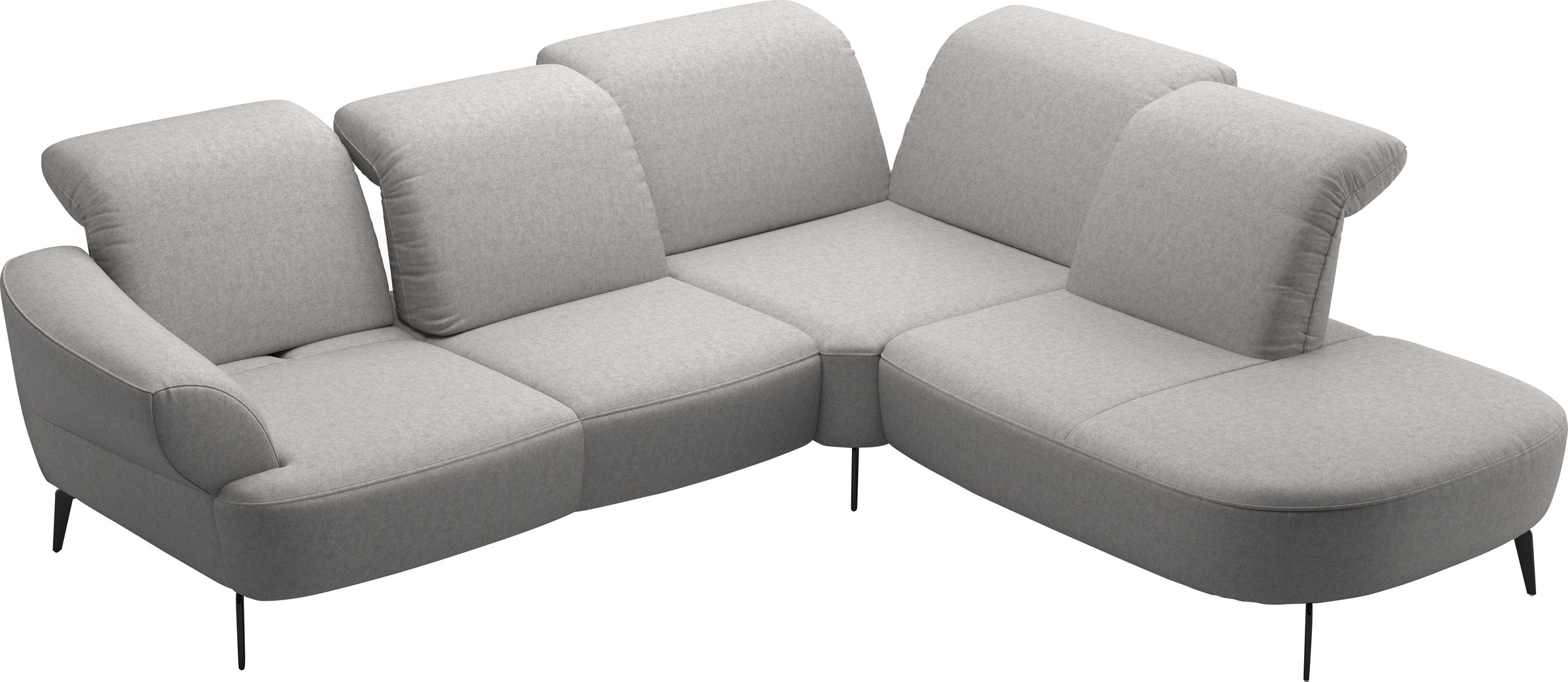 sit&more Ecksofa »Dance«, inkl.System Click&Seat und Sitztiefenverstellung