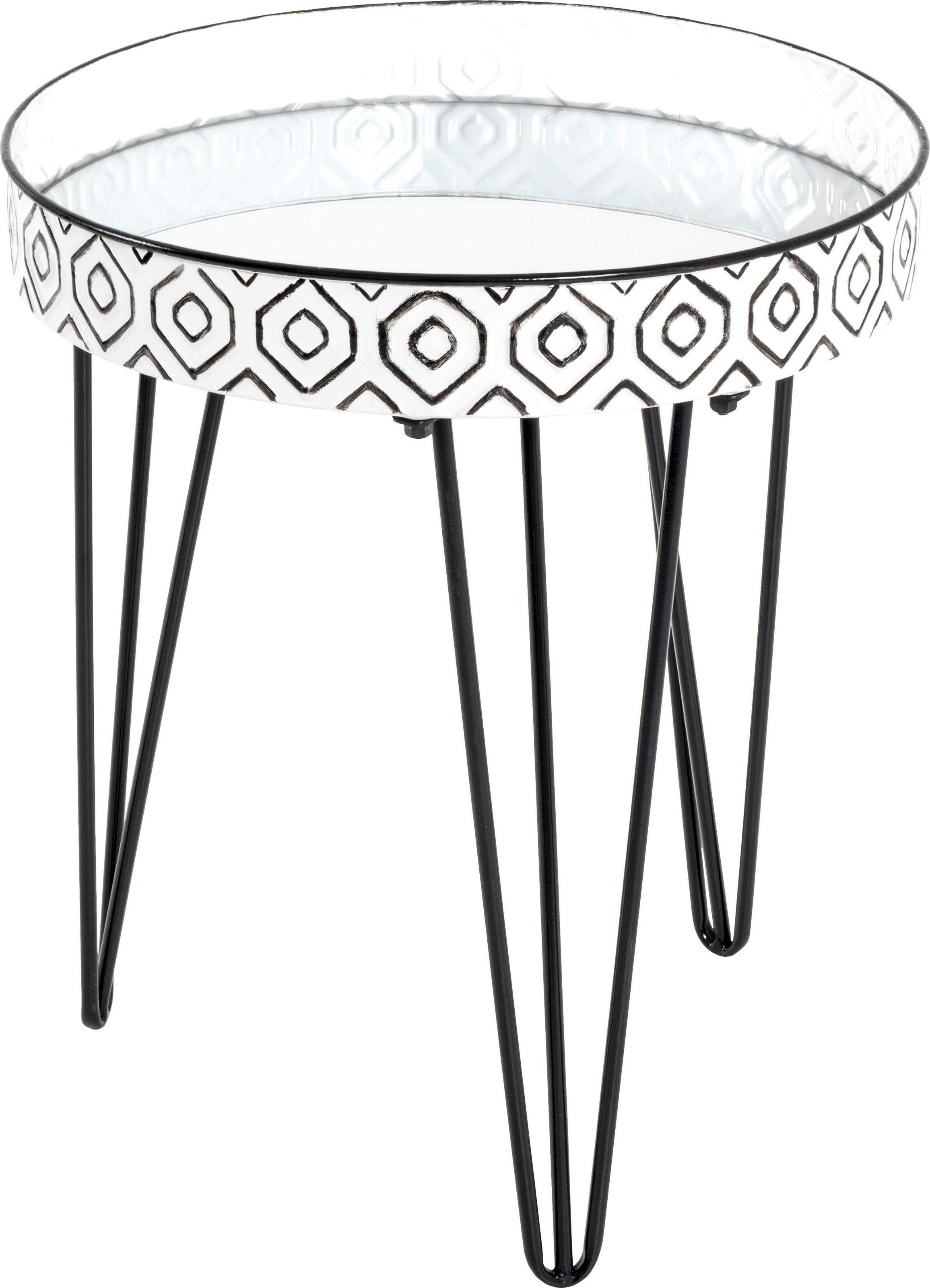 Beistelltisch  Isca ¦ verspiegelt ¦ Maße (cm): H: 46  Ø: 39 Tische > Beiste günstig online kaufen