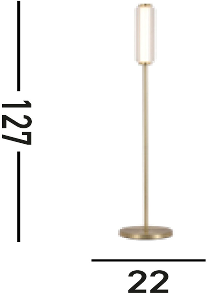 Searchlight LED Stehlampe »Stehlampe Mod, 1-flammig«, 1 flammig, Leuchtmittel LED-Modul | LED fest integriert, Leuchtstab in Opalglas-Optik