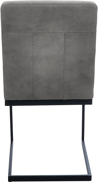 K+W Komfort & Wohnen Freischwinger, 1 St., Microfaser, Freischwingergestell aus Vierkantrohr schwarz, hoher Sitzkomfort
