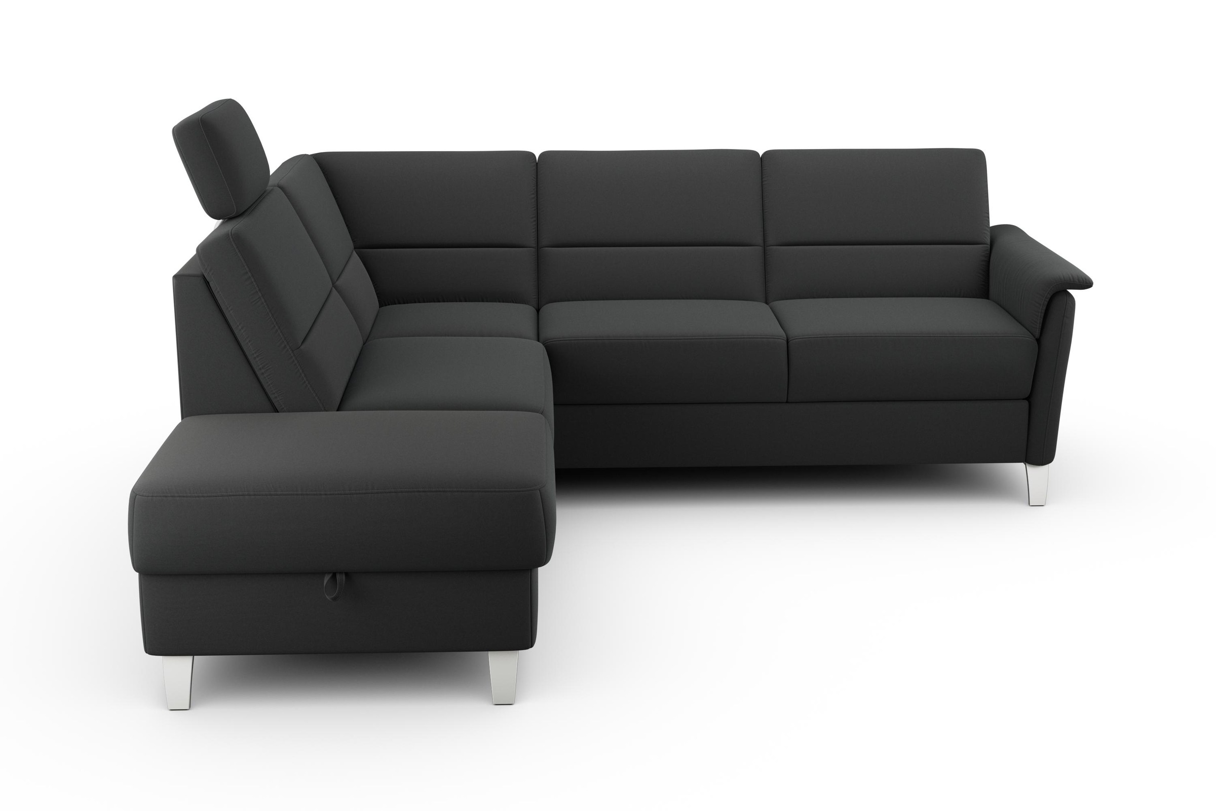 sit&more Ecksofa »Palmera L-Form«, Federkern, wahlweise mit Bettfunktion un günstig online kaufen