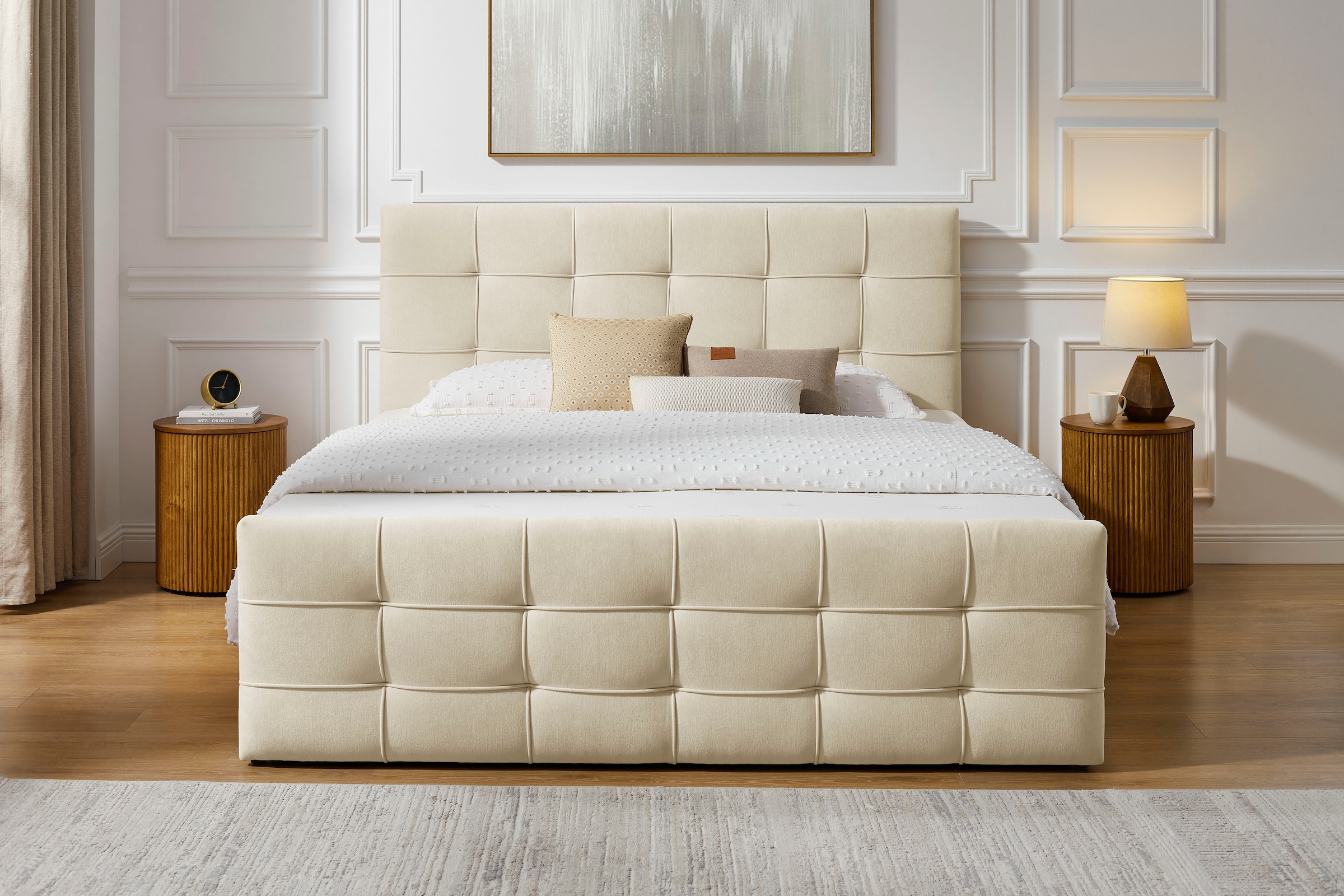 OTTO home Boxbett »Lilienne inkl. Bettkasten und Topper, Liegefläche 180x200cm« erhältlich in der Größe 180x200 cm