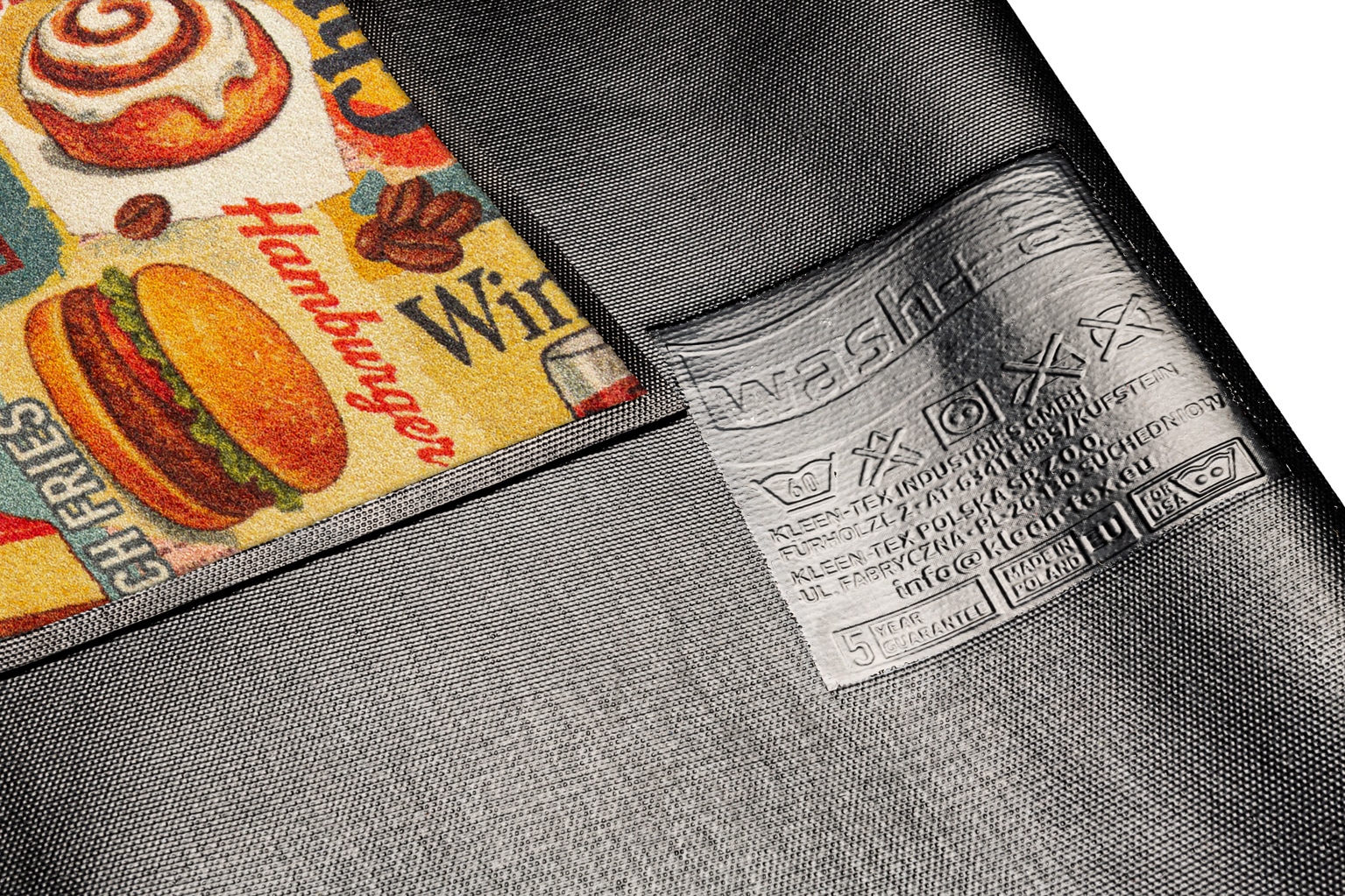 wash+dry by Kleen-Tex Läufer »Snack Attack« rechteckig 7 mm Höhe