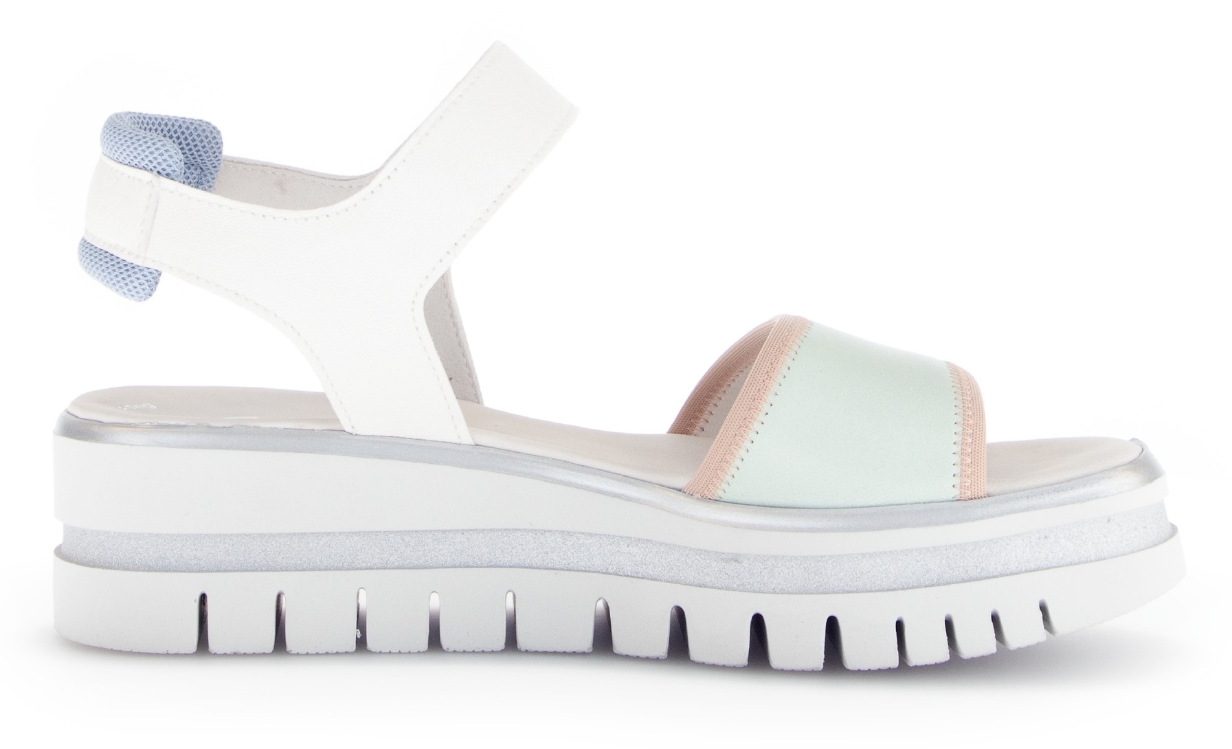 Gabor Keilsandalette  , Plateau, Riemchensandale, Sommerschuh mit Fersenpolsterung