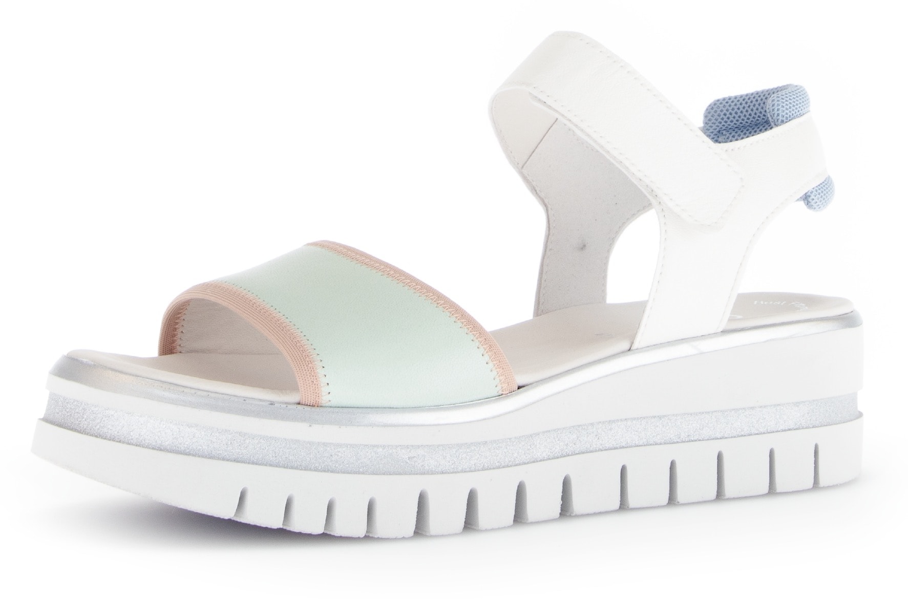 Gabor Keilsandalette  , Plateau, Riemchensandale, Sommerschuh mit Fersenpolsterung