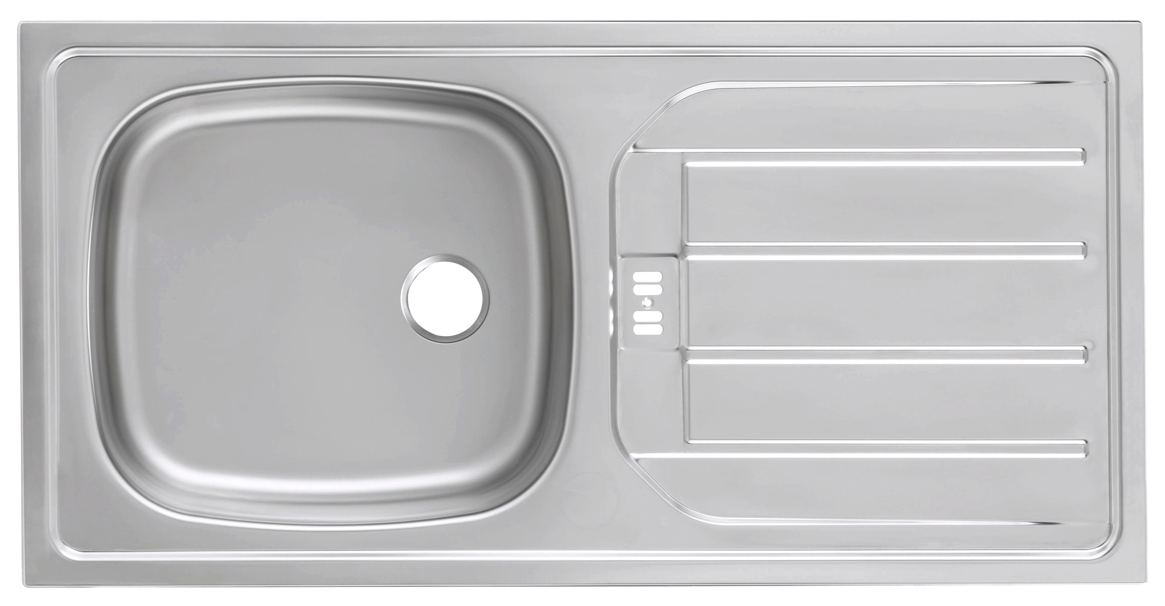KOCHSTATION Küchenzeile »KS-Brindisi Breite 340 cm«, wahlweise mit E-Geräten und Induktion, mit MDF-Fronten und Regal