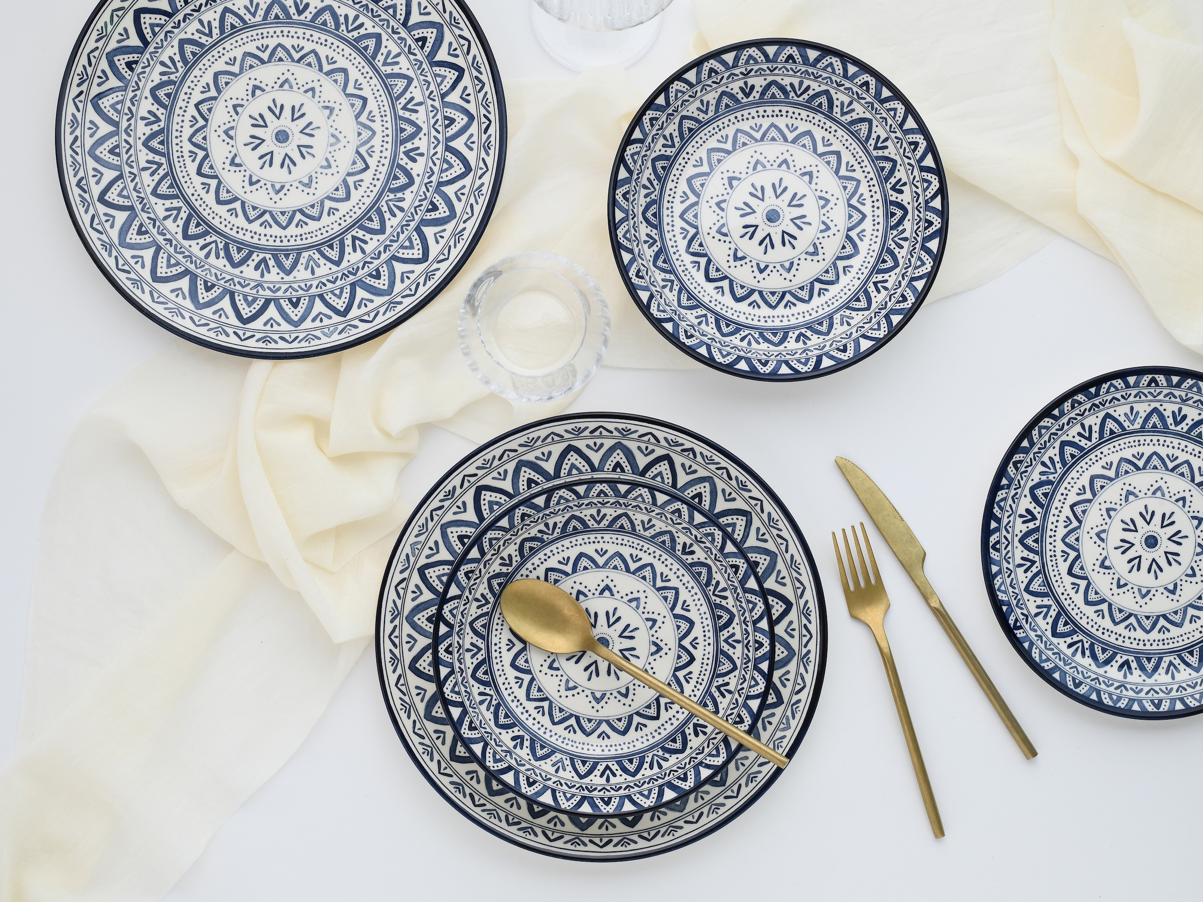 CreaTable Teller-Set »Mexico, Tellerset 18-tlg«, (Set, 18 tlg.), Traditionelle Motive