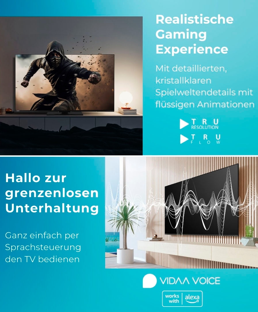 Toshiba DLED-Fernseher »50UV6F63DA«, 4K Ultra HD, Smart-TV