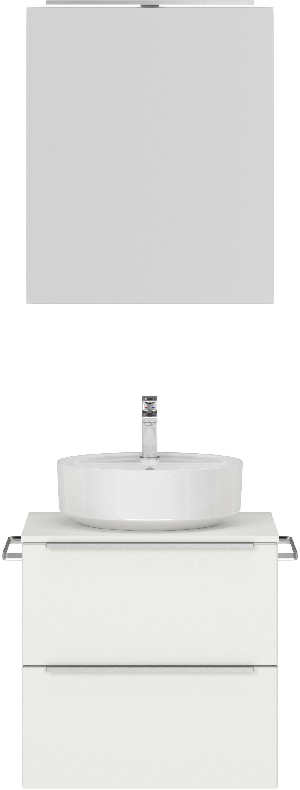 nobilia® Badmöbel-Set »Alvene« vormontiert, mit Soft-Close, 2 Stk. tlg. günstig online kaufen