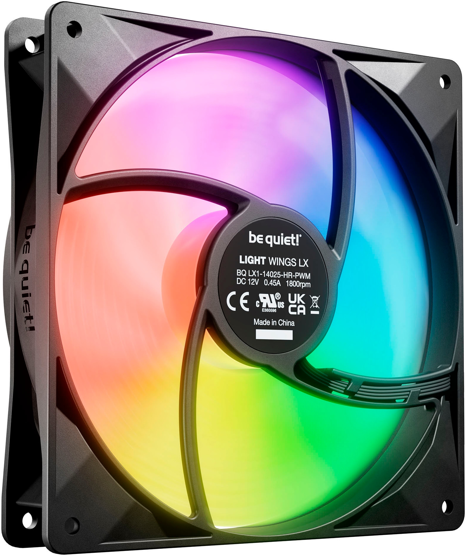 be quiet! Gehäuselüfter »LIGHT WINGS LX 140mm PWM High Speed 3-Pack Black«