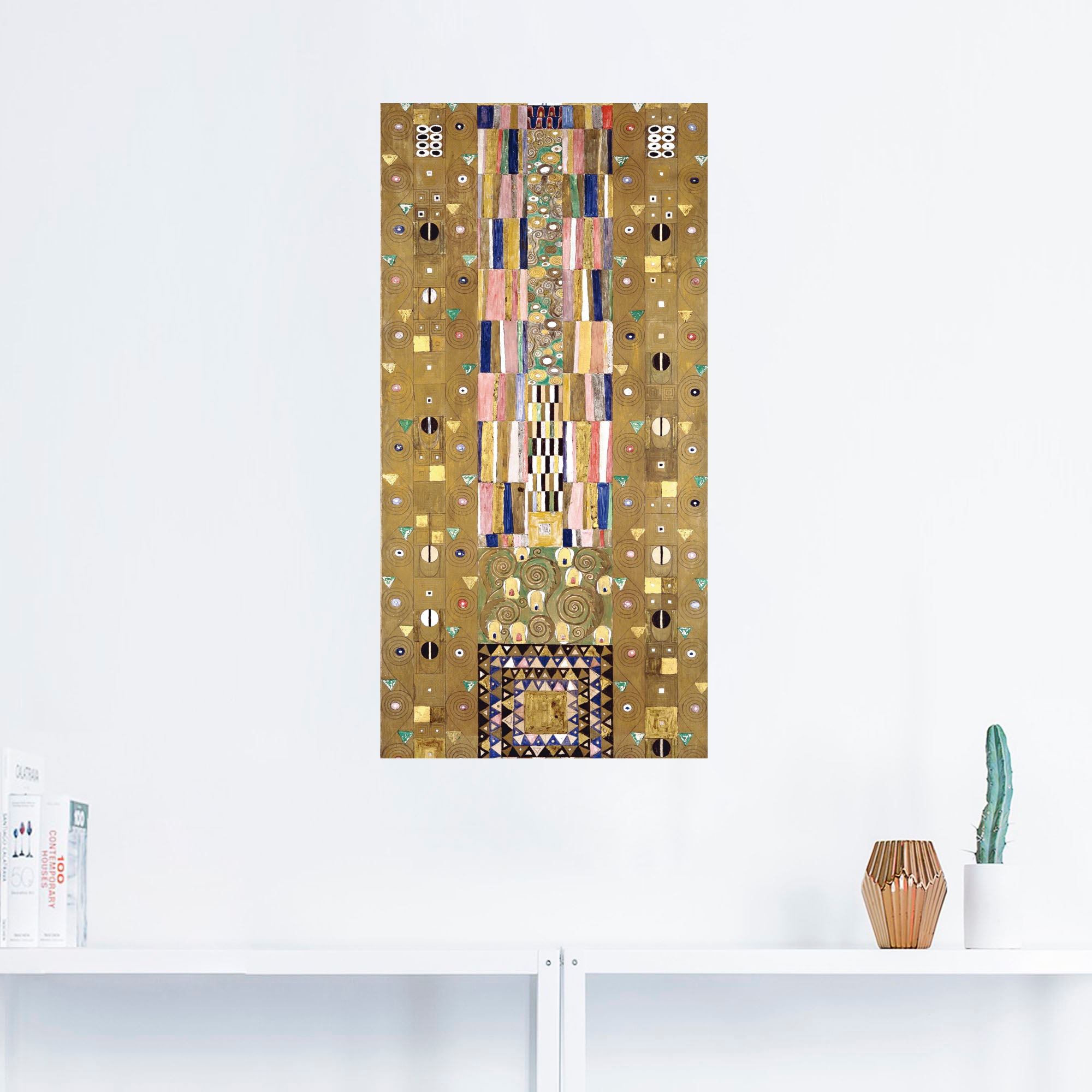 Artland Wandbild »Werkvorlage zum Stocletfries. Schmalwand«, Muster, (1 St.), als Leinwandbild, Poster, Wandaufkleber in verschied. Größen