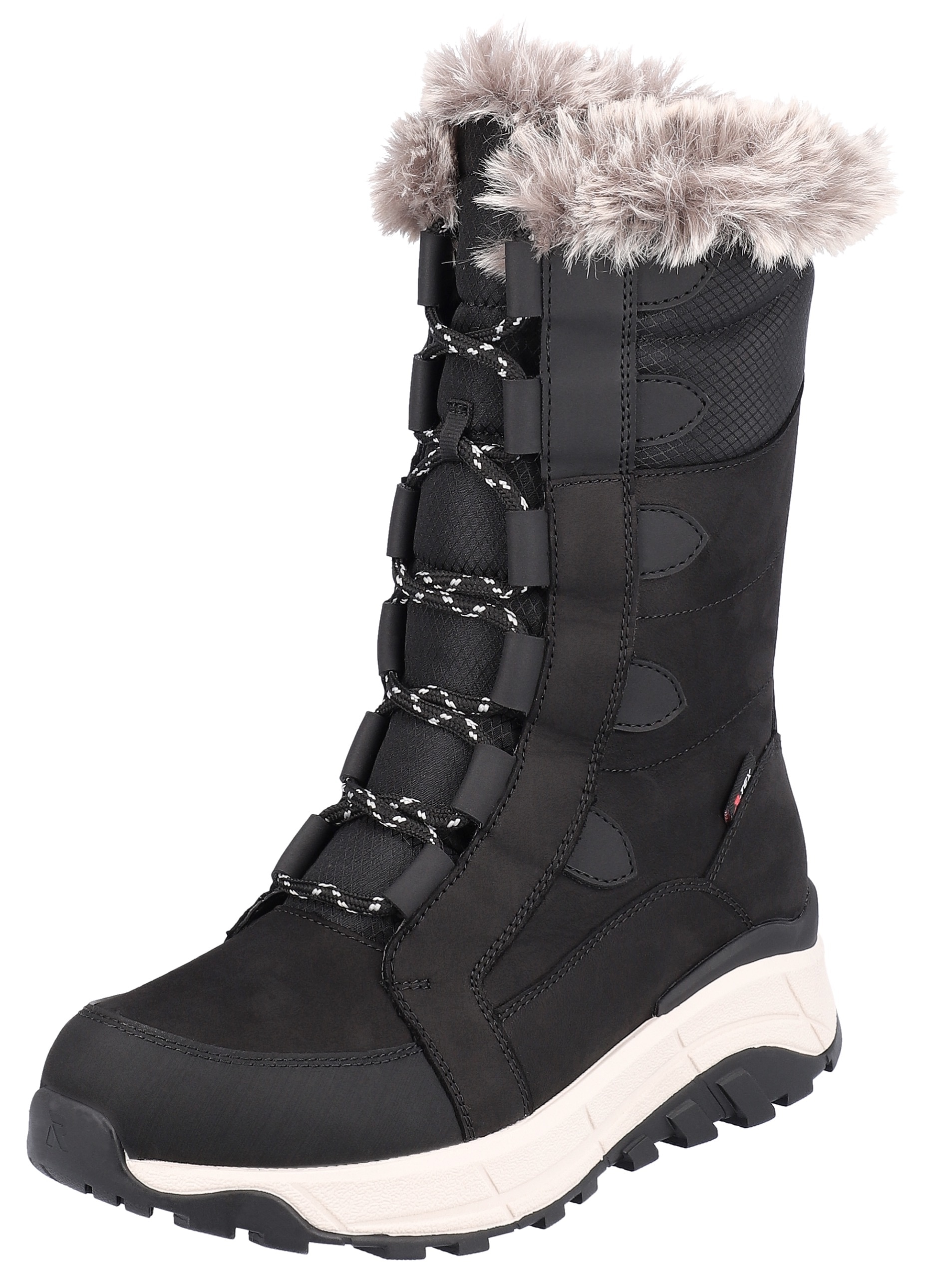 Rieker EVOLUTION Winterboots, Schneeboots, Winterboots mit Lammwollfutter, Fiber Grip Laufsohle