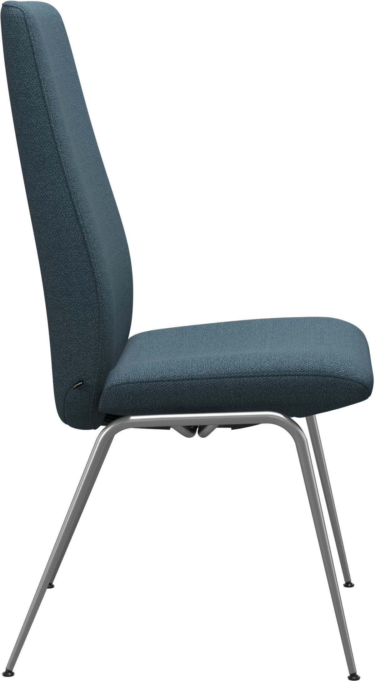 Stressless® Polsterstuhl »Laurel«, ROHLEDER Stoff Q2 FARON, High Back, Größe L, mit Beinen aus Stahl in Chrom matt