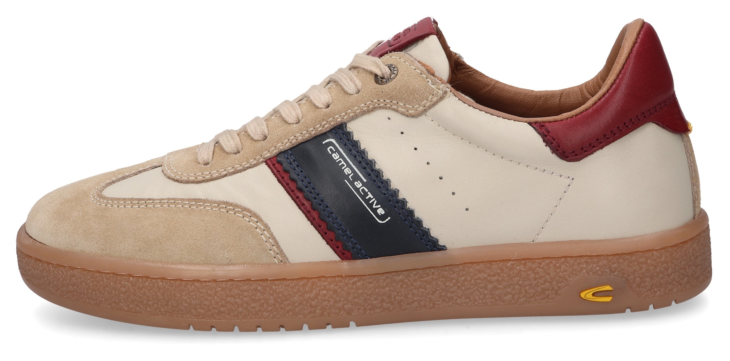 camel active Sneaker  , Schnürschuh, Retro Sneaker, Freizeischuh mit Logoschriftzug