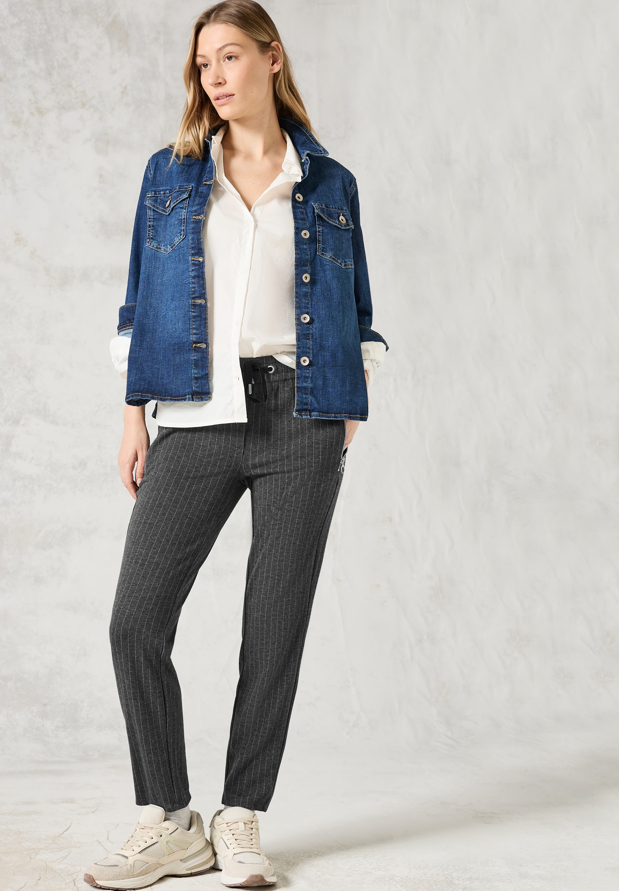 Cecil Stoffhose »Style Tracey«, im Nadelstreifen-Look