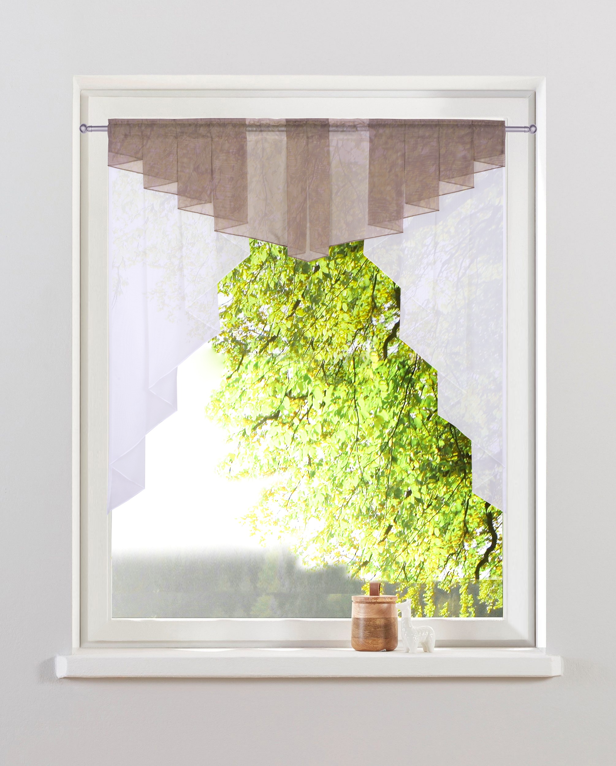 my home Kuvertstore »Sinan« Stangendurchzug 1 Stk. tlg. Kräuselbandaufhängu günstig online kaufen