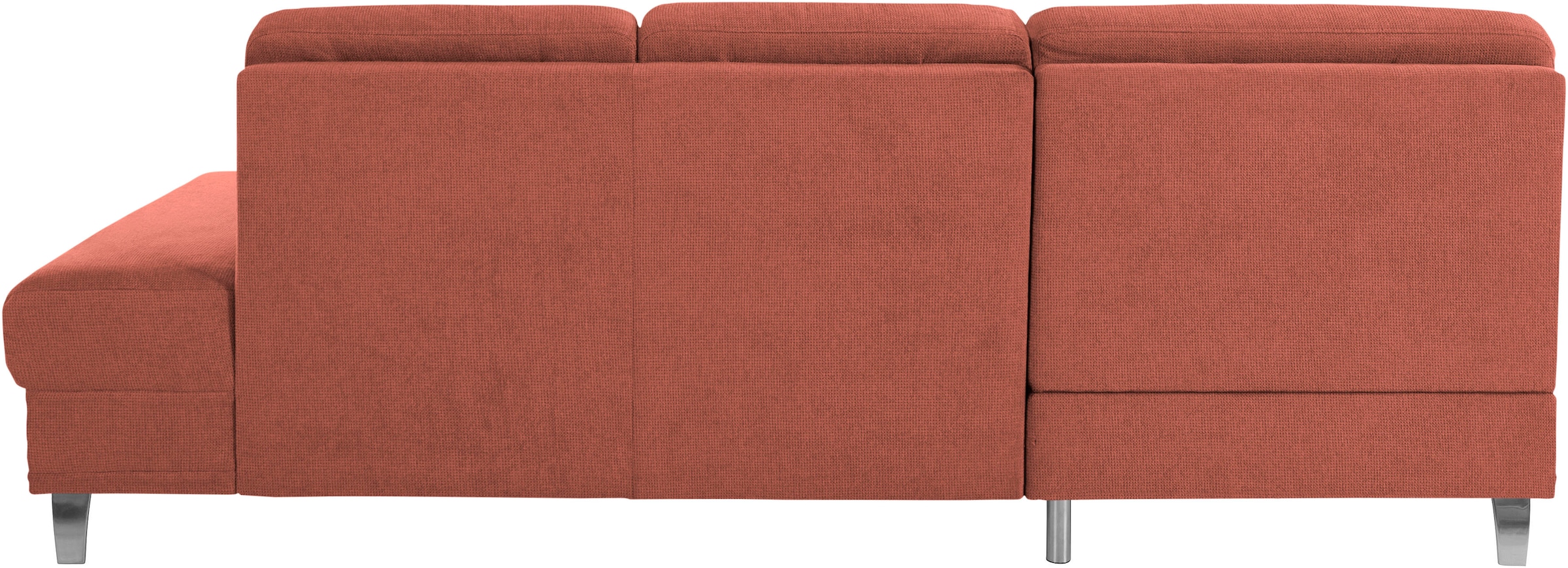 sit&more Ecksofa »Clio L-Form«, wahlweise mit Bettfunktion oder Vorziehsitz und Bettkasten, Federkern