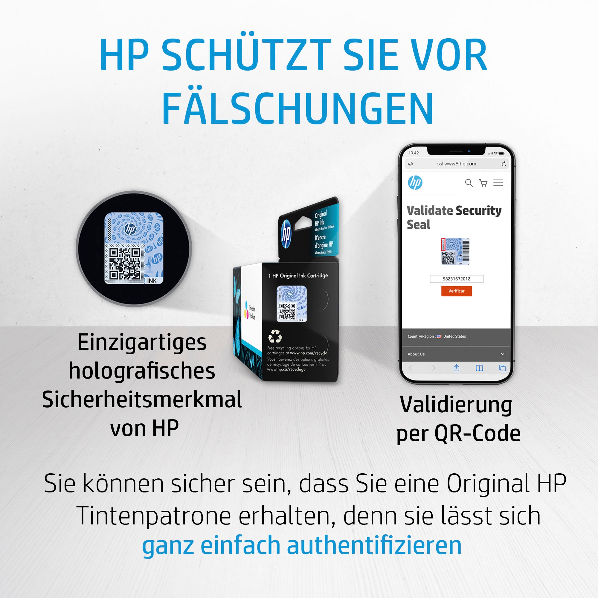 HP Nachfülltinte »903 4er-Pack«, für HP, original HP Farbpatrone, Instant Ink, cyan/magenta/yellow/schwarz