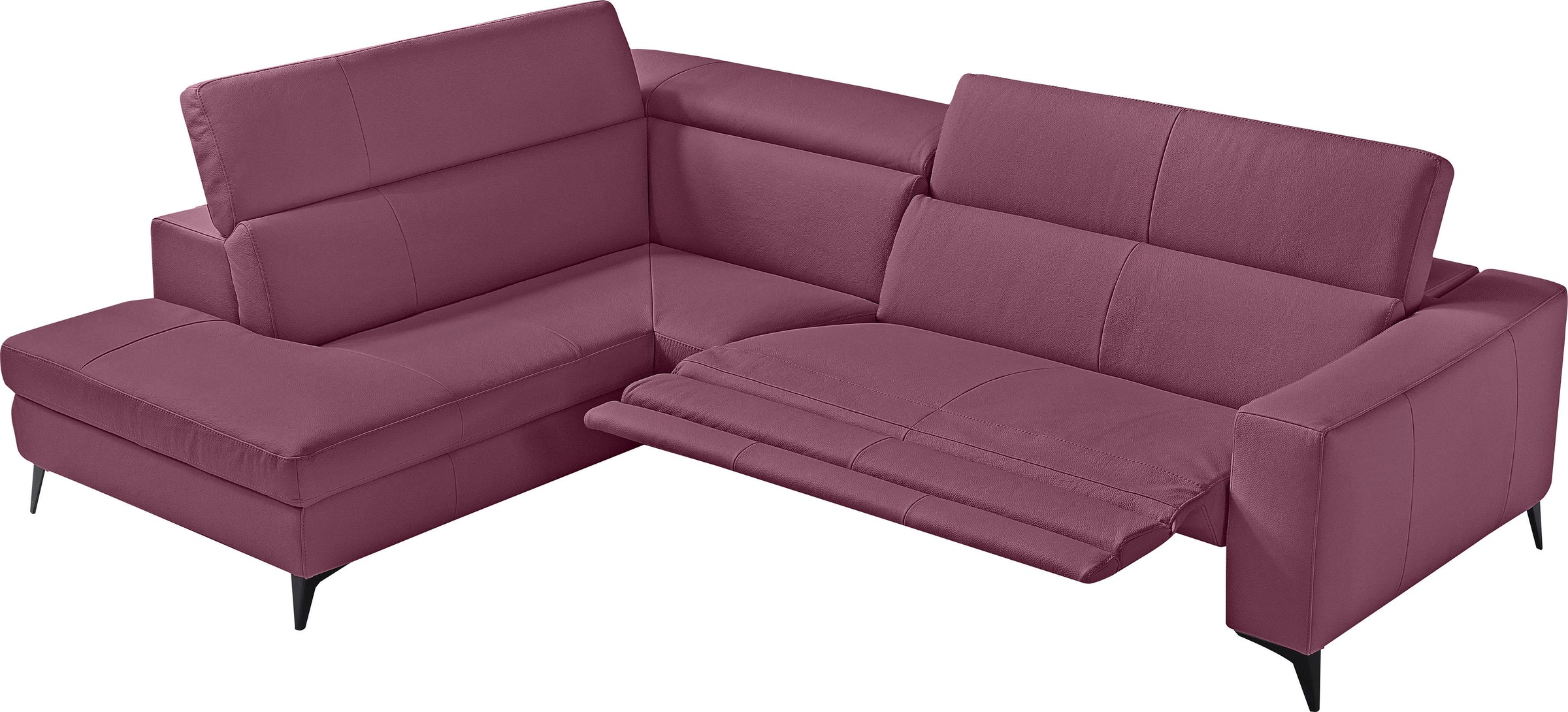 Egoitaliano Ecksofa »Edith, Designsofa mit hohem Sitzkomfort, L-Form«, inkl günstig online kaufen