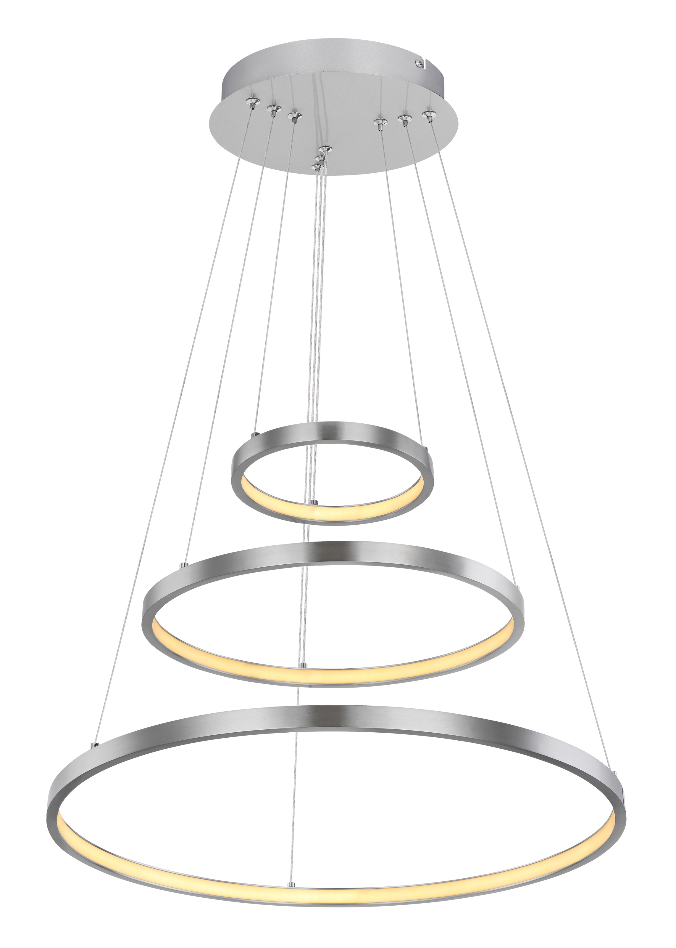 GLOBO LIGHTING LED Pendelleuchte »RALPH«, Leuchtmittel LED-Modul | LED fest integriert, Hängelampe/Hängeleuchte/Wohnzimmer/Esstisch/elegant