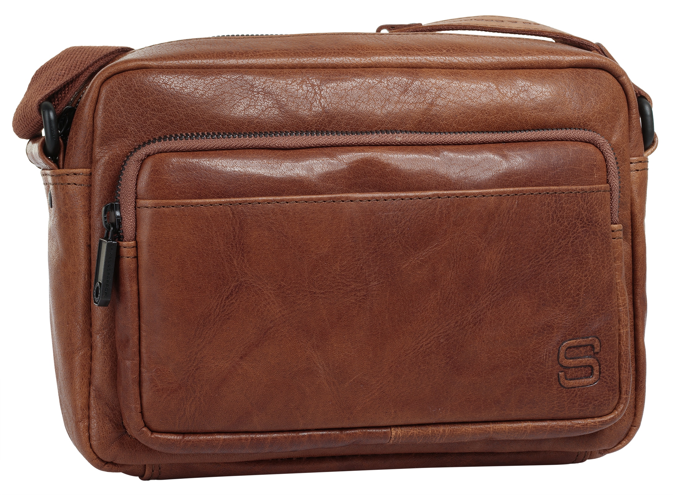 Spikes & Sparrow Umhängetasche echt Leder