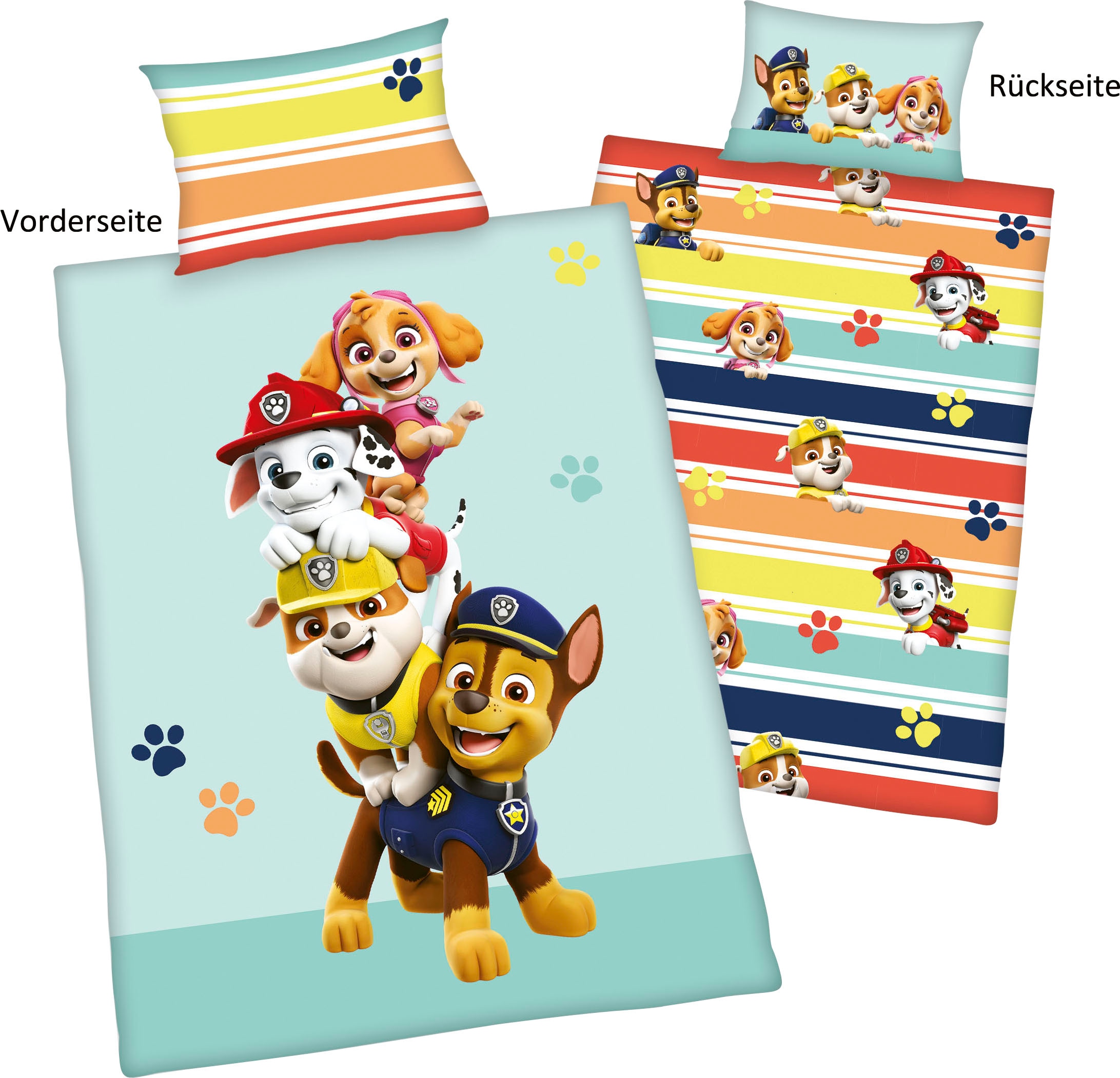 PAW PATROL Babybettwäsche »Paw Patrol«, mit liebevollem Motiv günstig online kaufen