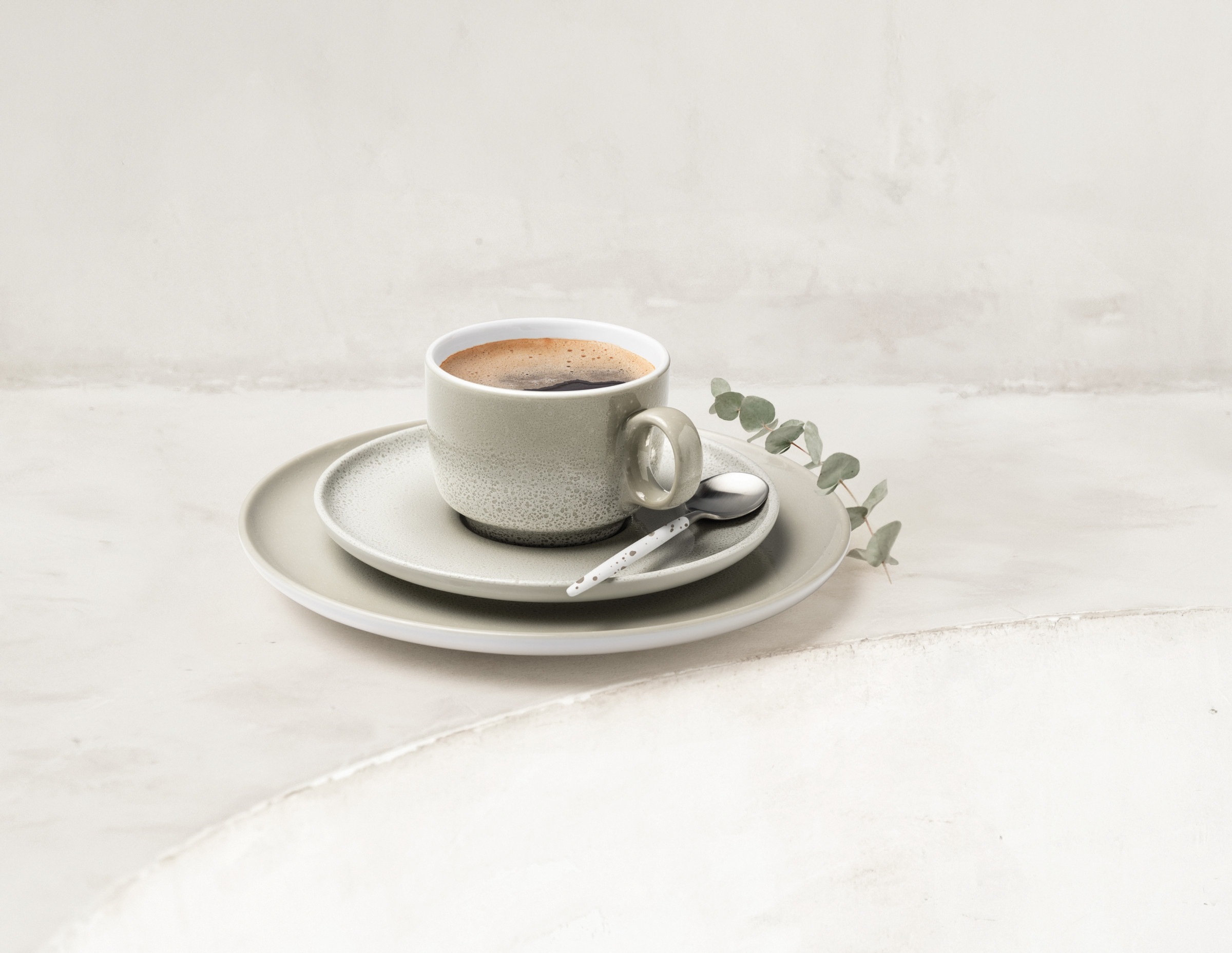 Seltmann Weiden Untertasse »Sento Home« Kombi-Untertasse für Kaffee-, Milchkaffee- & Cappuccinotasse, Becher