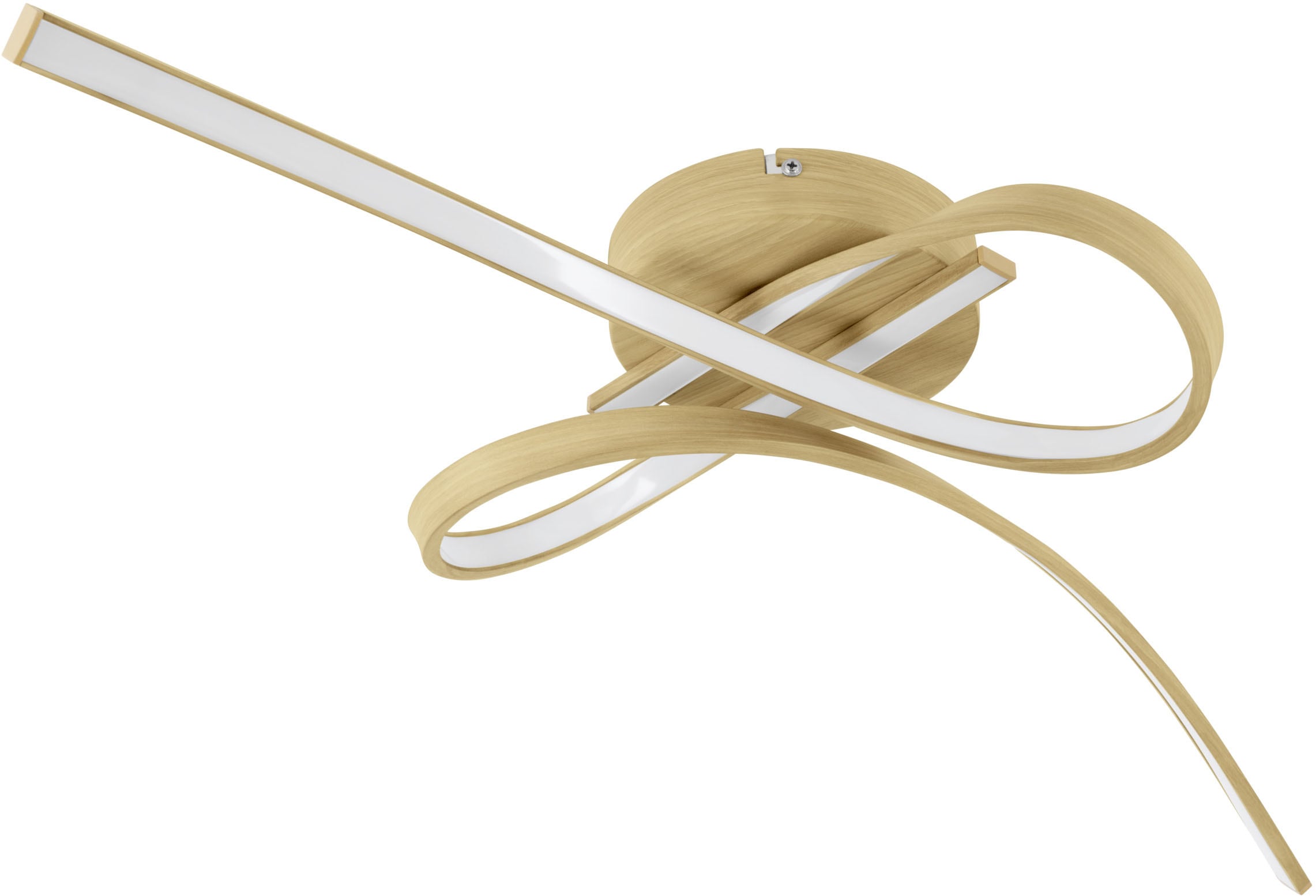 EGLO Deckenleuchte »SELVINA 2 Deckenlampe - Stahl, Alu - LED - 20,5W - IP20« LED-Modul 1 Stk. Warmweiß Wohzimmerlampe, Esszimmerlampe, Flur, Schlafzimmer, L68 x B28 x H14 cm