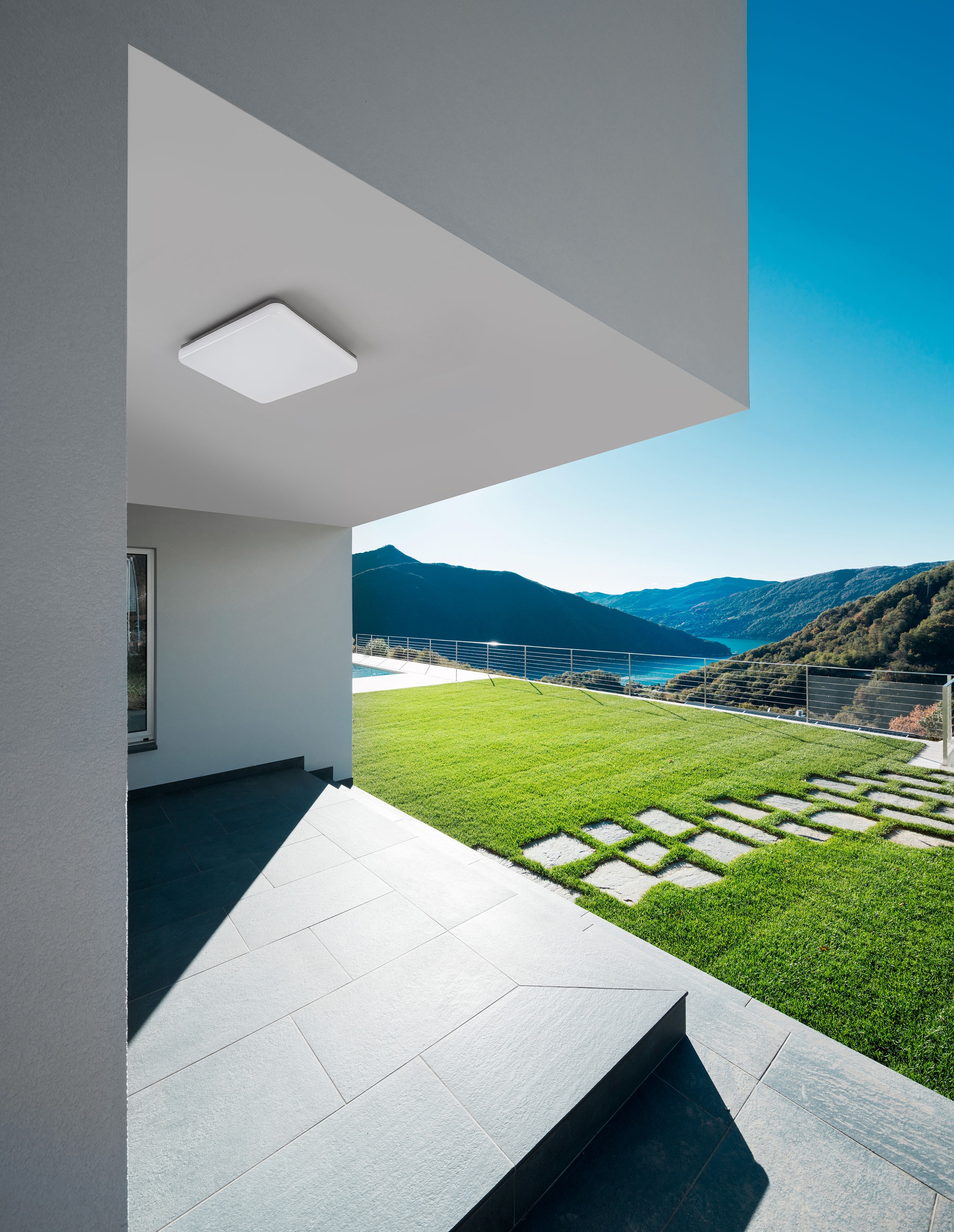 Nova Luce Außen-Wandleuchte »TOMMY« LED-Modul 1 Stk. Warmweiß